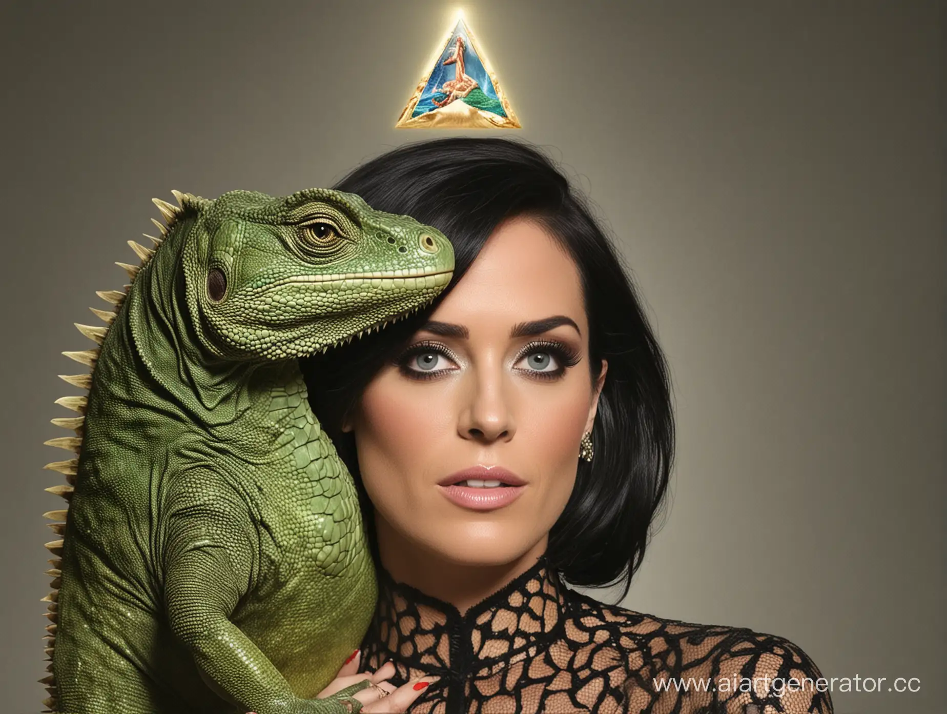 Katie-Perry-with-Lizard-Illuminati-Pop-Icon-with-Mysterious-Reptilian-Allegory