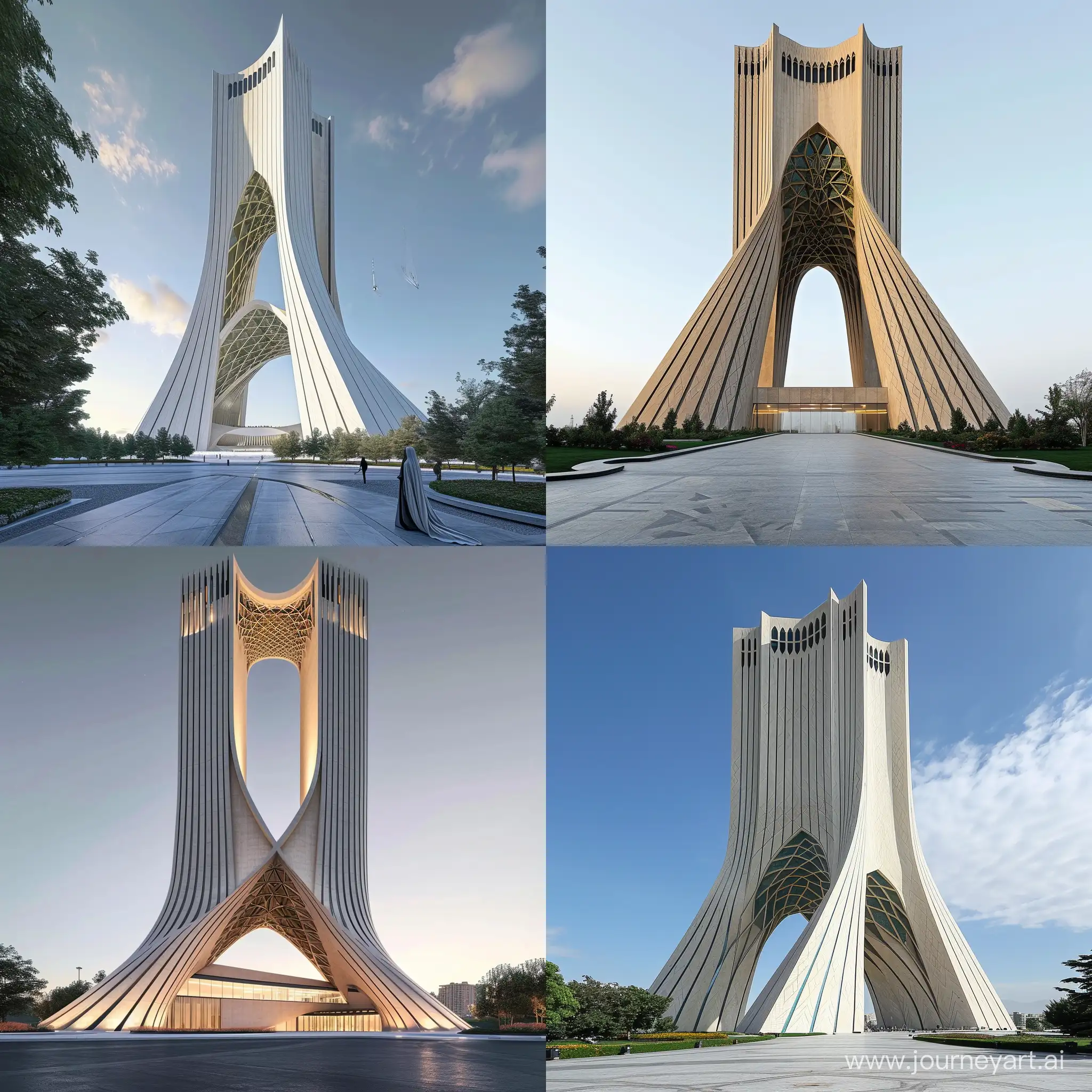 Iran's Freedom Tower with modern design