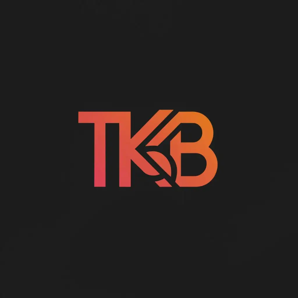 a logo design,with the text "TKB", main symbol:Warhead,Moderate,clear background