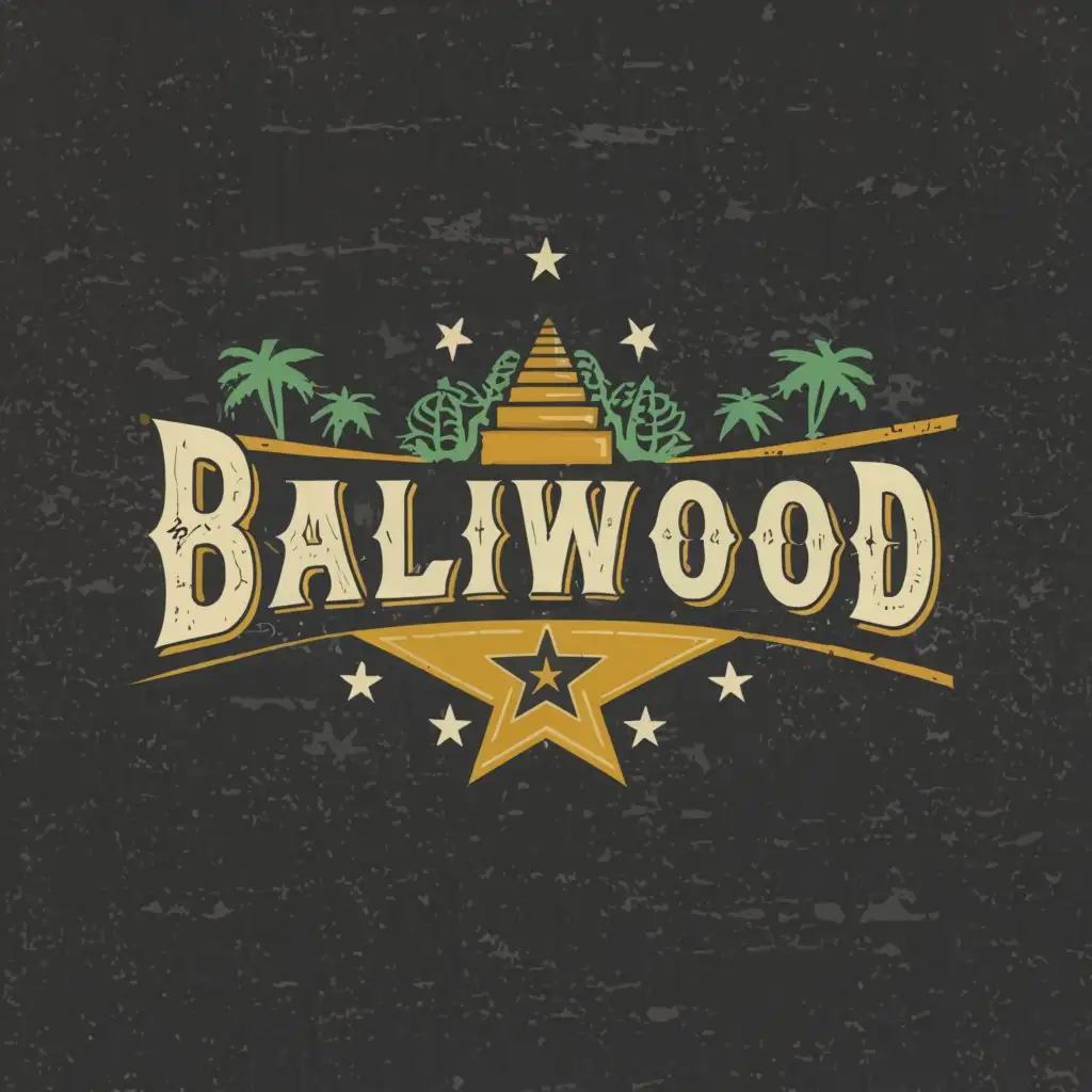 LOGO-Design-For-Baliwood-Fusion-of-Hollywood-Glamour-and-Balinese-Essence