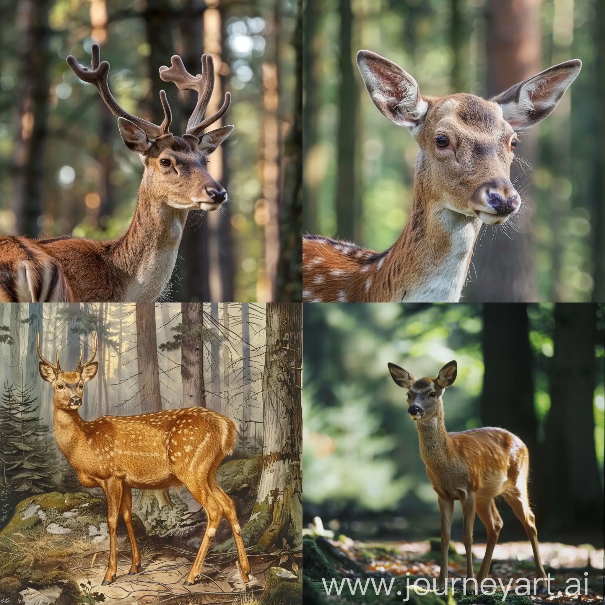 Majestic-Forest-Deer-in-Tranquil-Wilderness-Setting