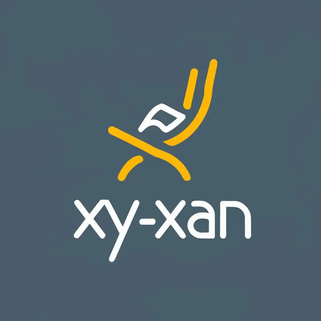 logo, Phone and Chair, with the text "Xy-xan Furniture and Gadget Inventory System", typography, be used in Retail industry
