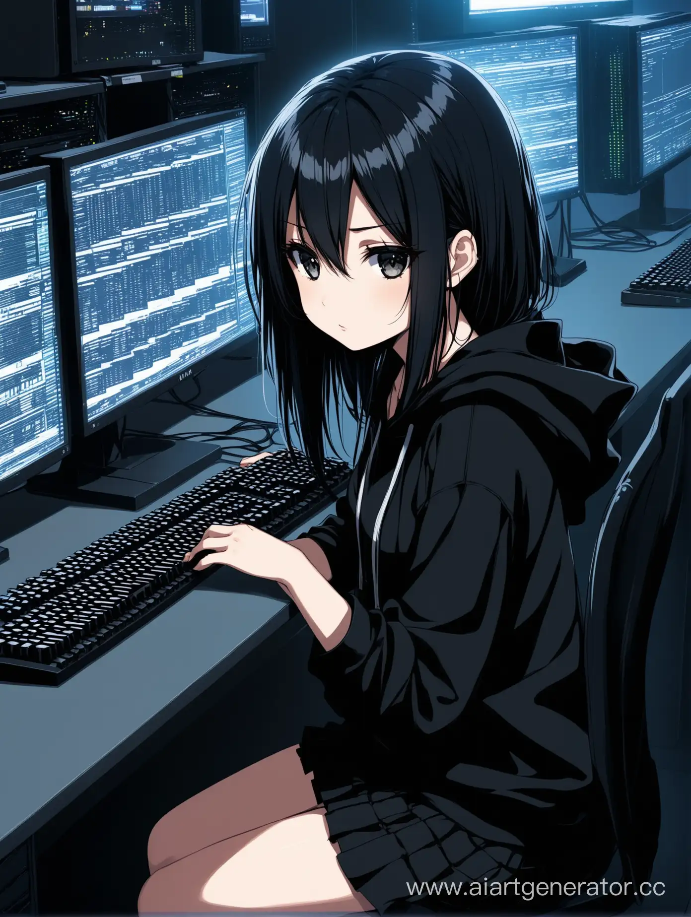 EmoStyle-Anime-Girl-Surrounded-by-Technology