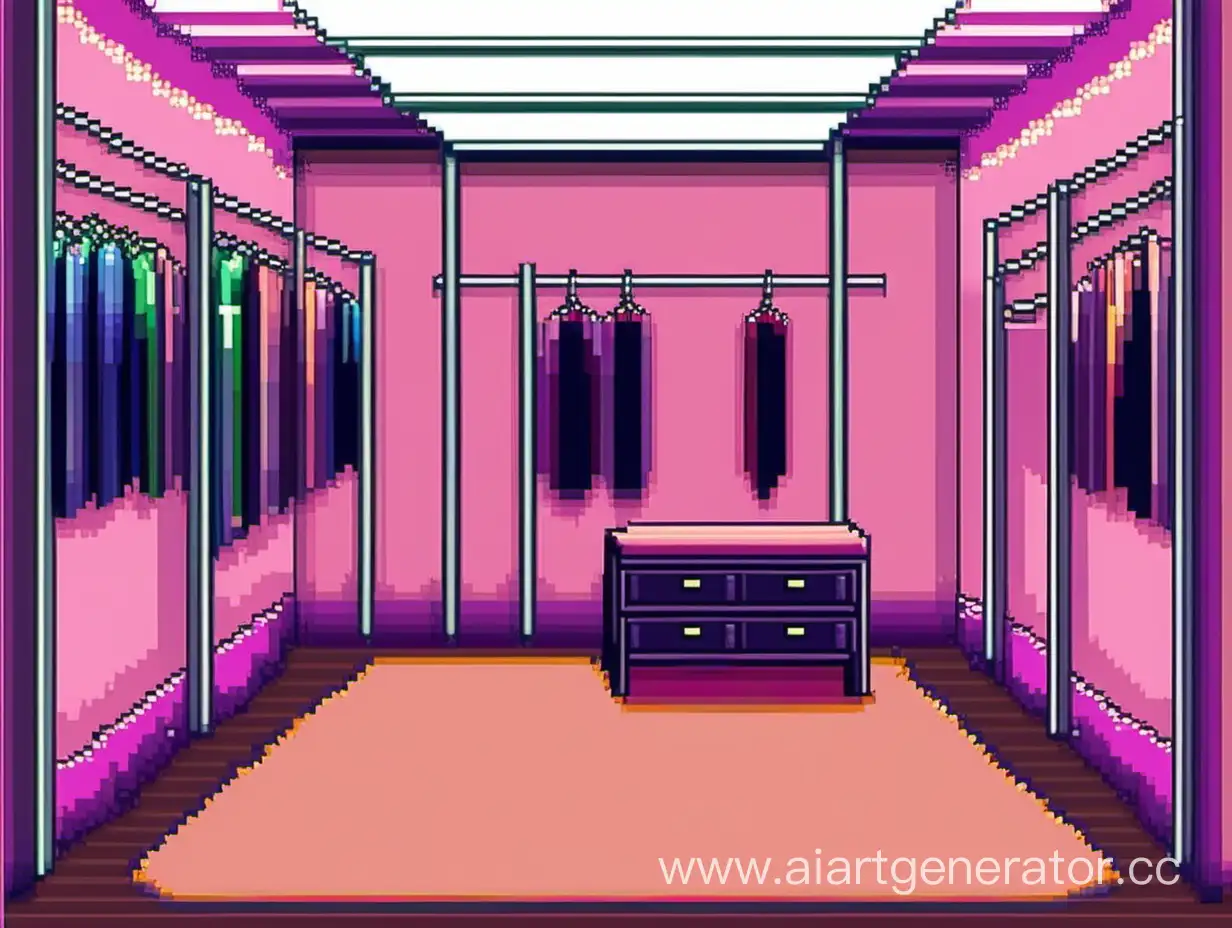 Pixel-Art-Fitting-Room-with-Vibrant-Outfits