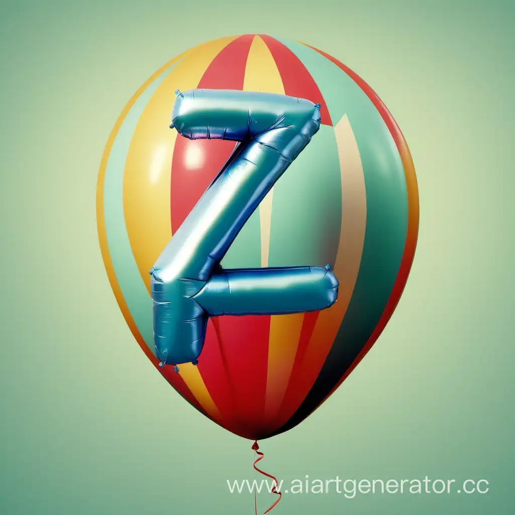 буква Z в воздушном шаре