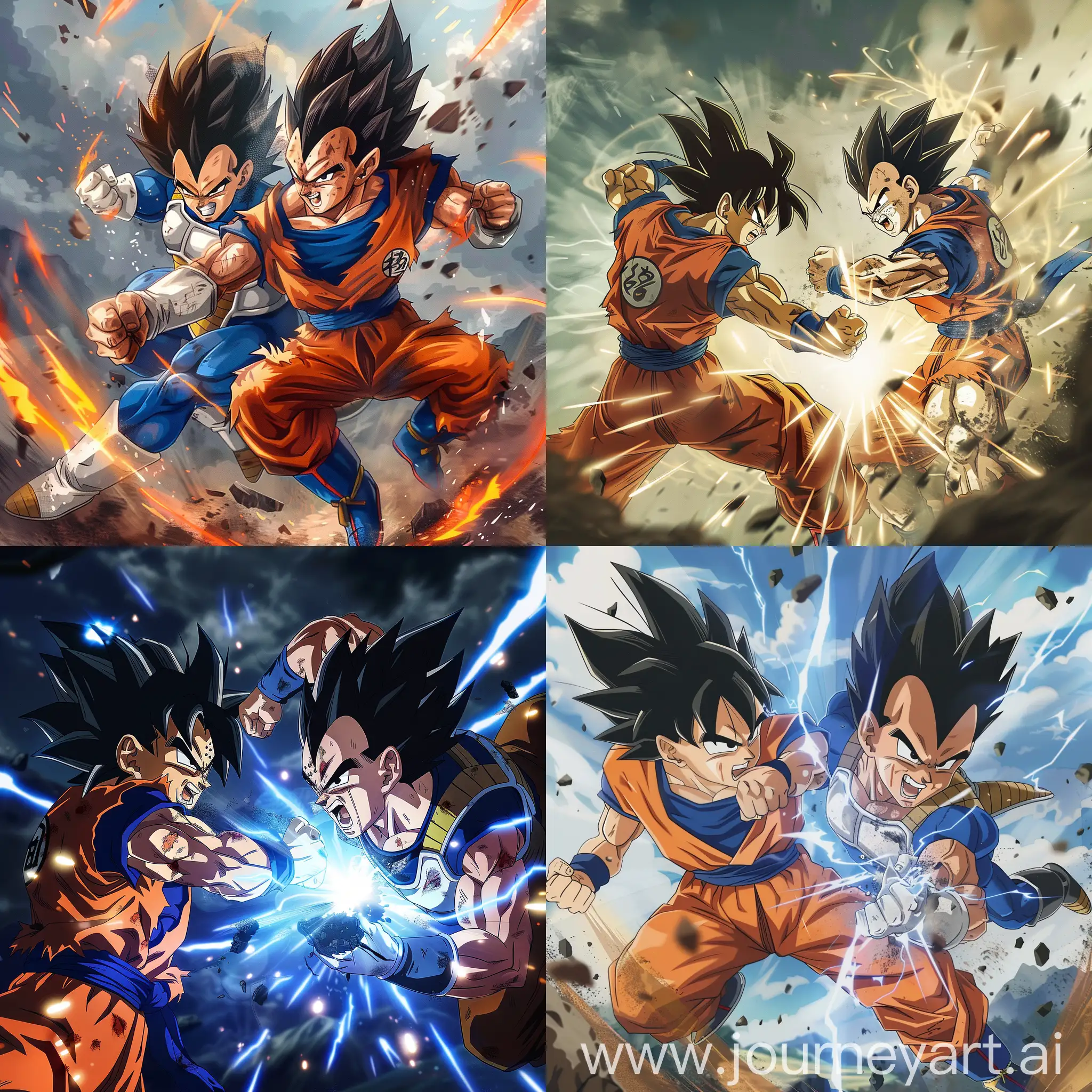 Epic-Battle-Goku-vs-Vegeta-in-Ultimate-Combat
