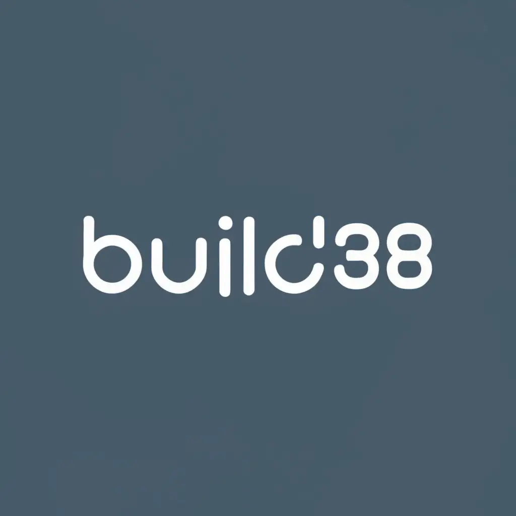 logo, security, with the text "Build38", typography, be used in Technology industry