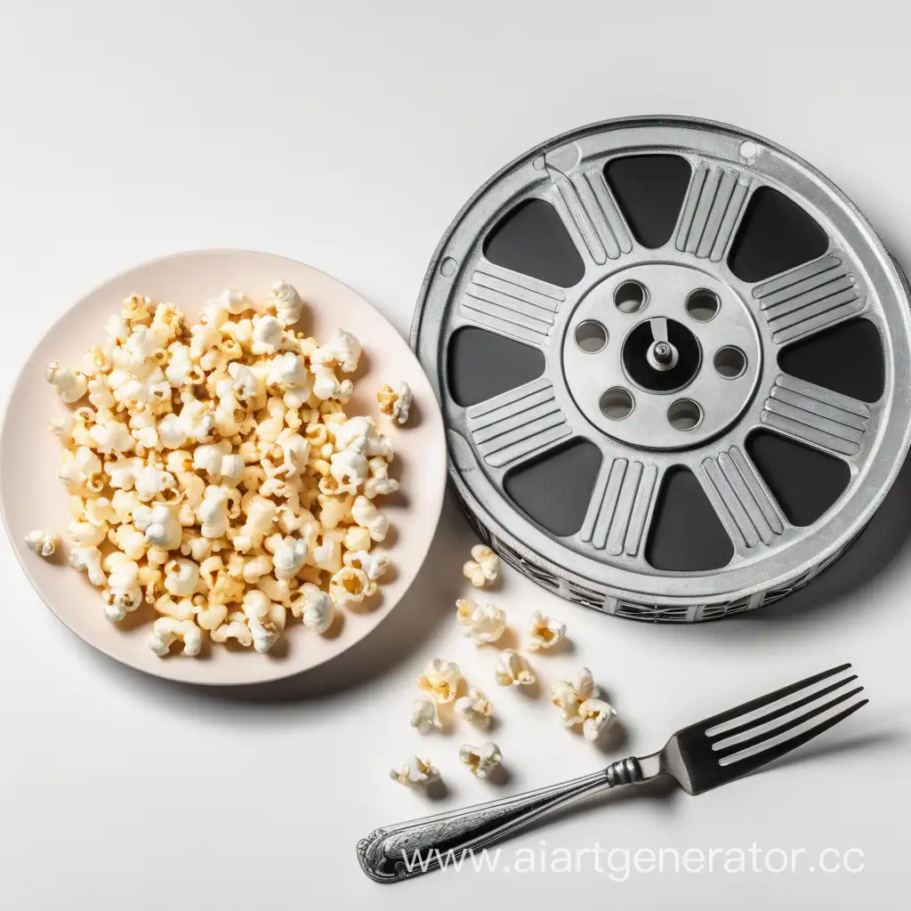 Film-Reel-and-Popcorn-Snack-with-Utensils