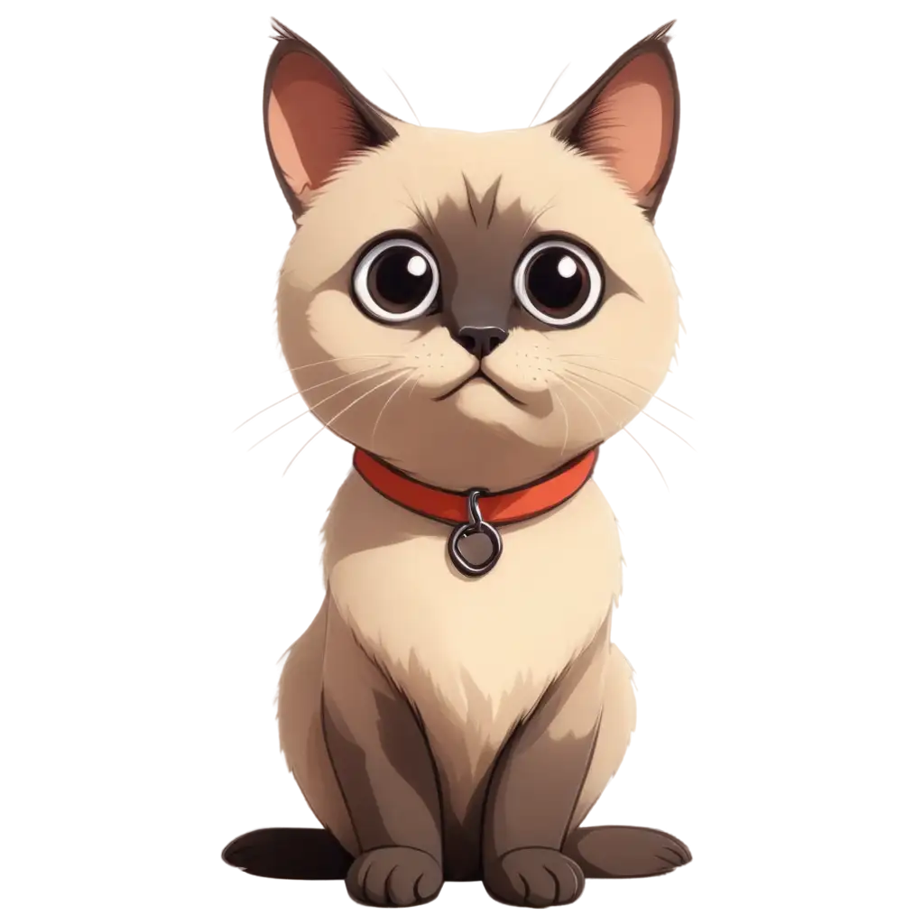 Adorable-SealTabby-Point-Siamese-Cat-Cartoon-in-Pixar-Style-PNG-Image