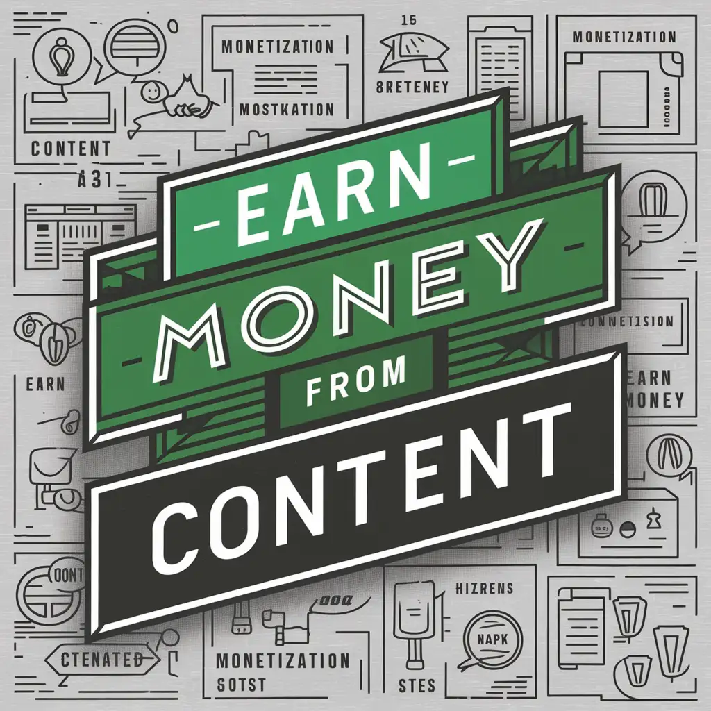 Content Monetization Earn Money from Content Infographics