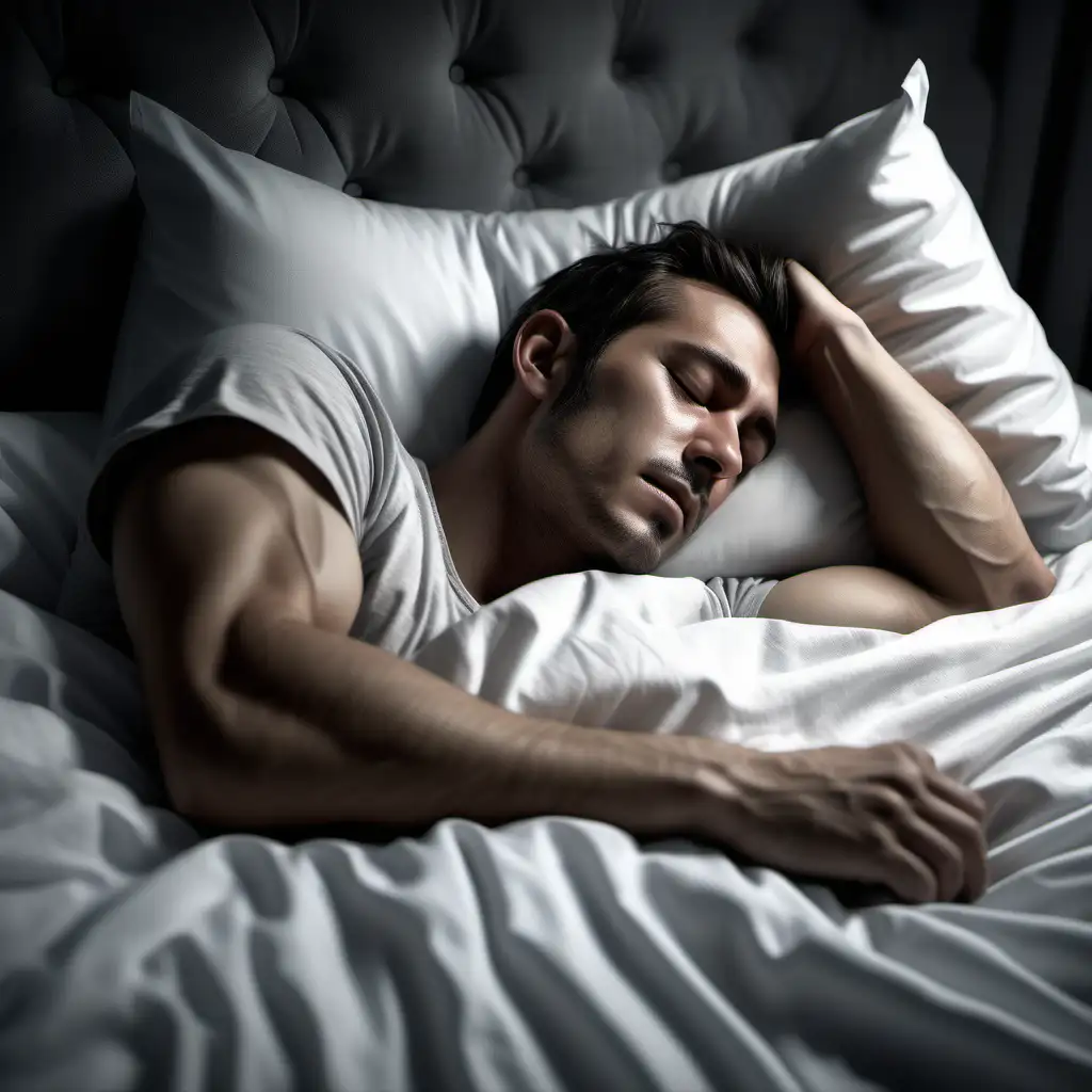 Comfortable Bed Sleep Raw Style HyperRealistic Photography