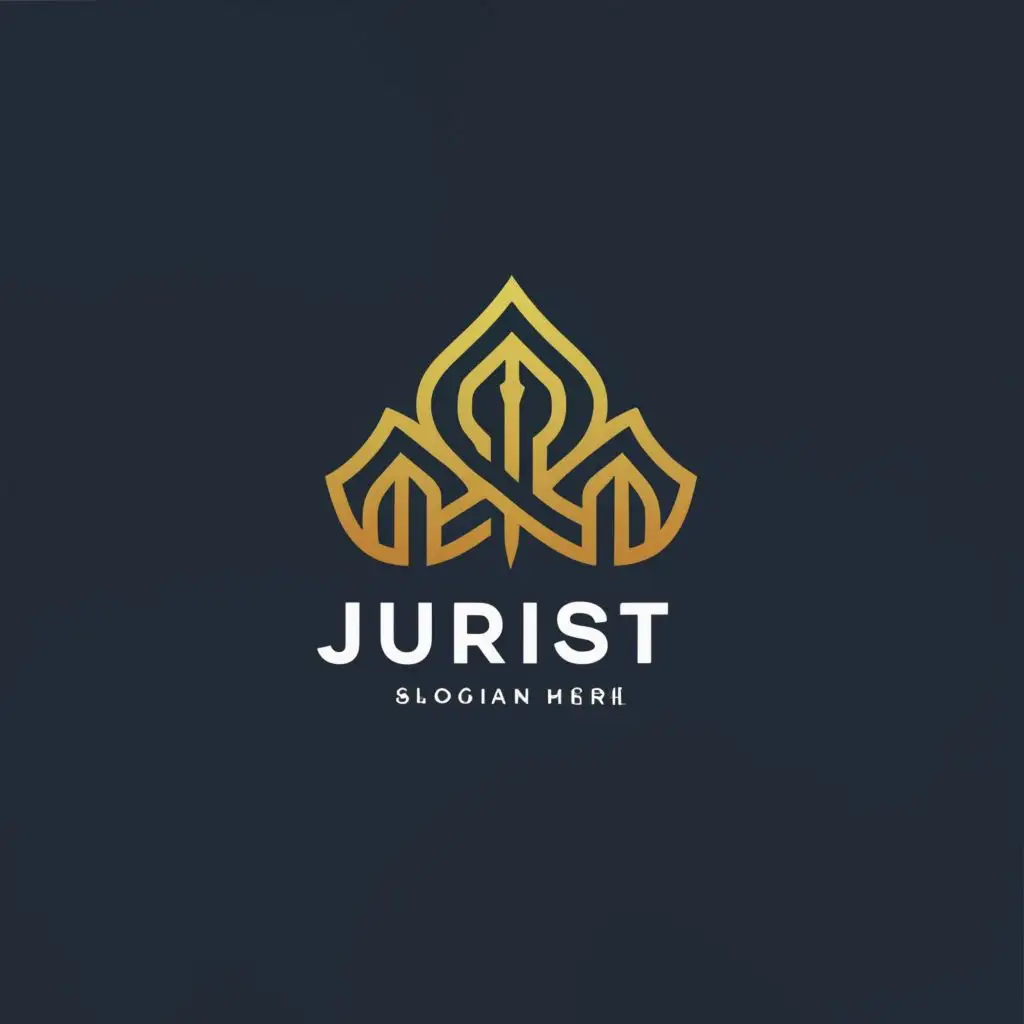 LOGO-Design-For-Jurist-Abstract-Islamic-Symbolism-with-Typography-for-Events-Industry