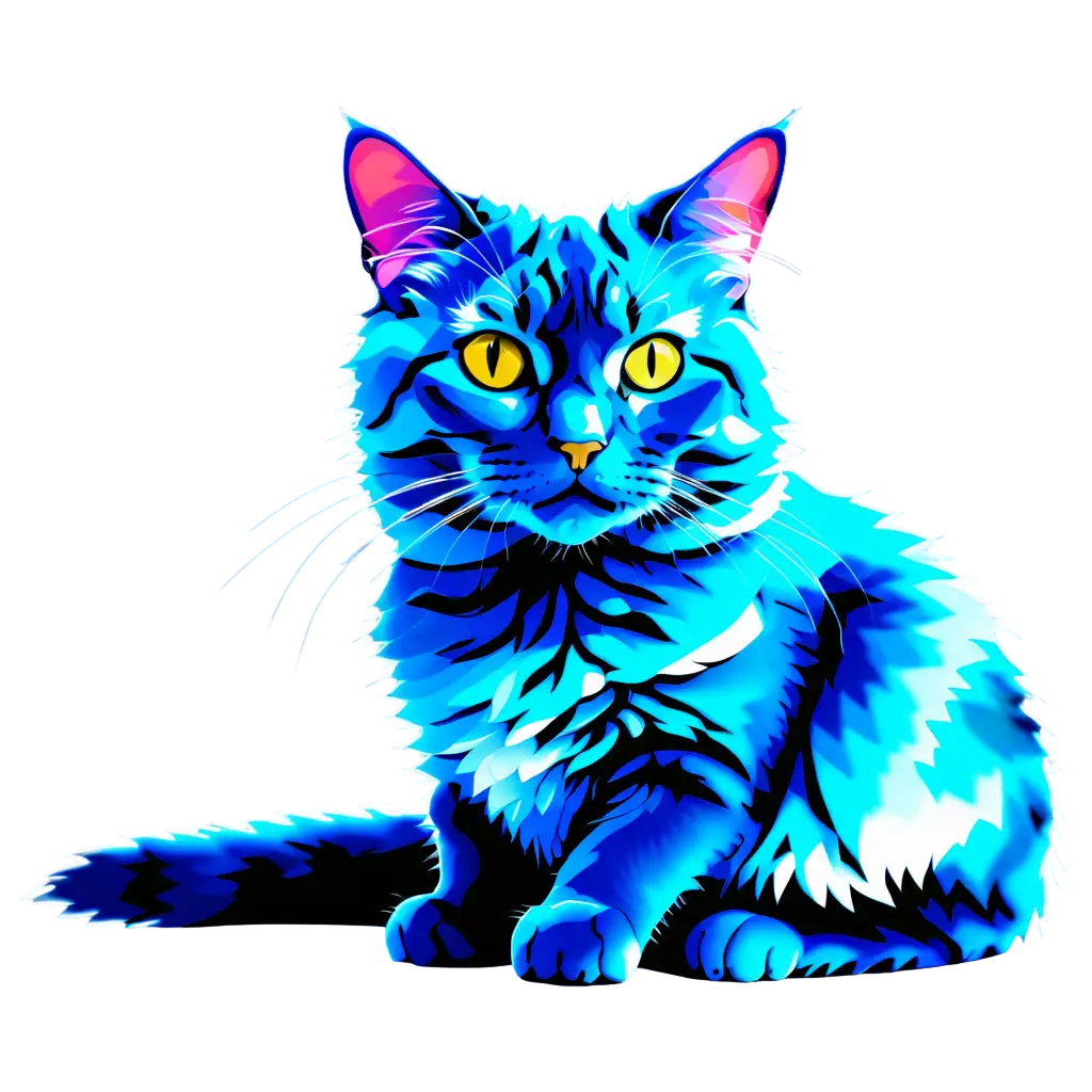 4K-PNG-NFT-Alcohol-Ink-Cat-Captivating-Digital-Art-for-Online-Collectibles