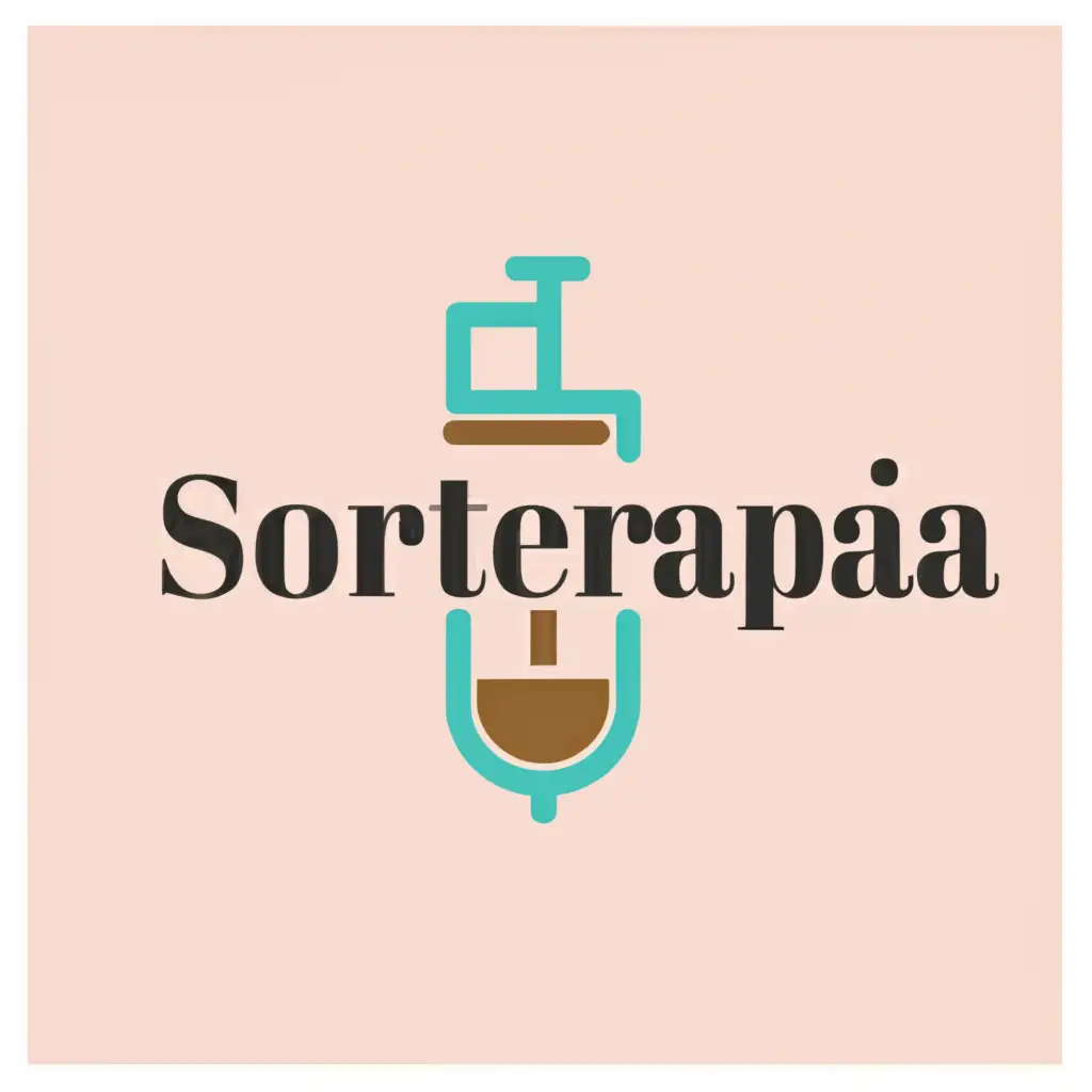 a logo design,with the text "SOROTERAPIA", main symbol:iv infusion,Moderate,be used in Beauty Spa industry,clear background