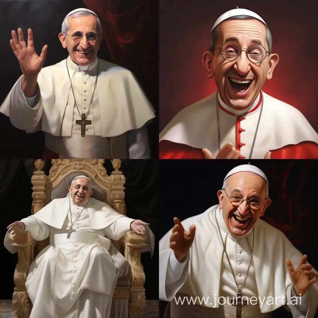 Pope-Francis-Greeting-Martino-with-a-Joyful-Smile