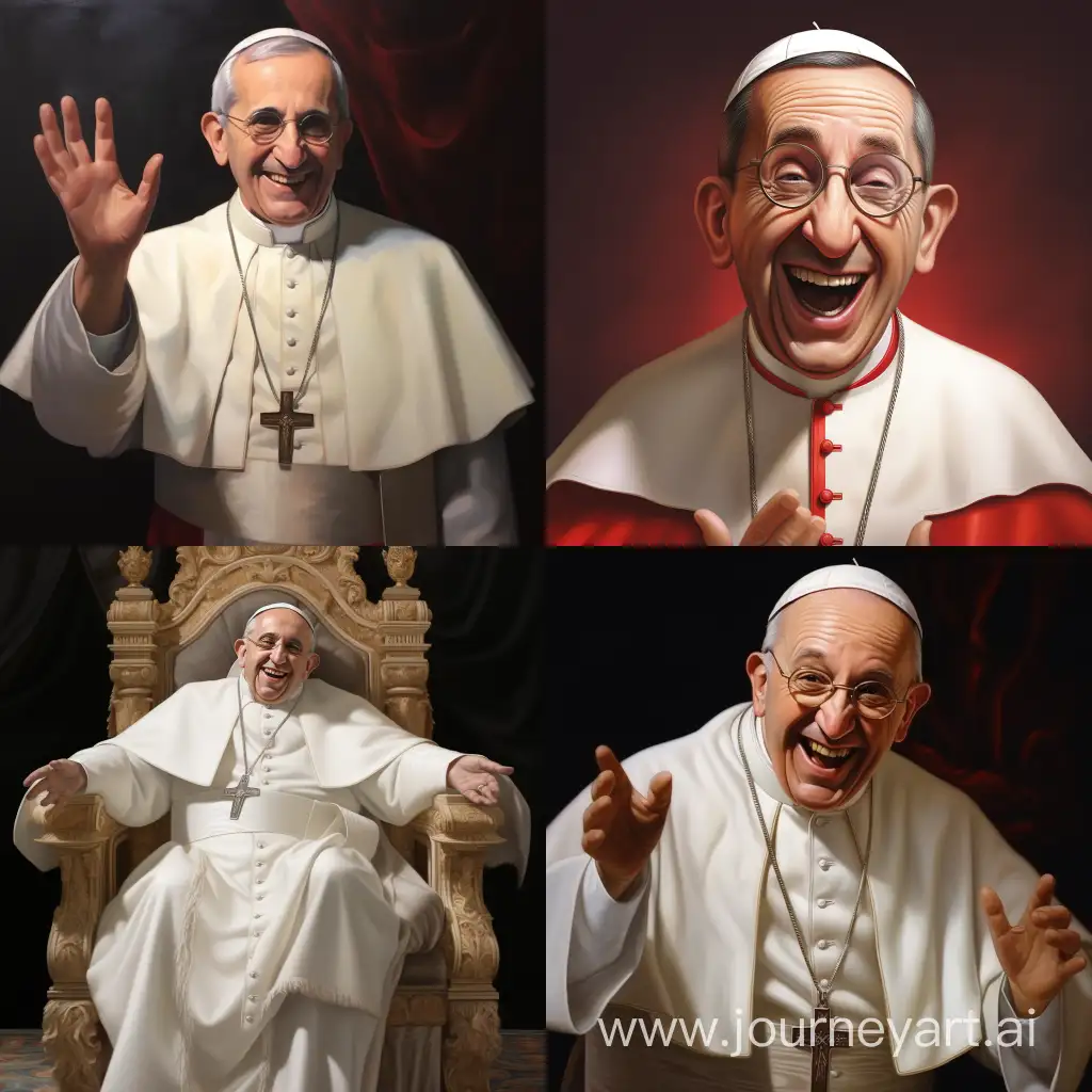 Papa Francesco say "Hi Martino"