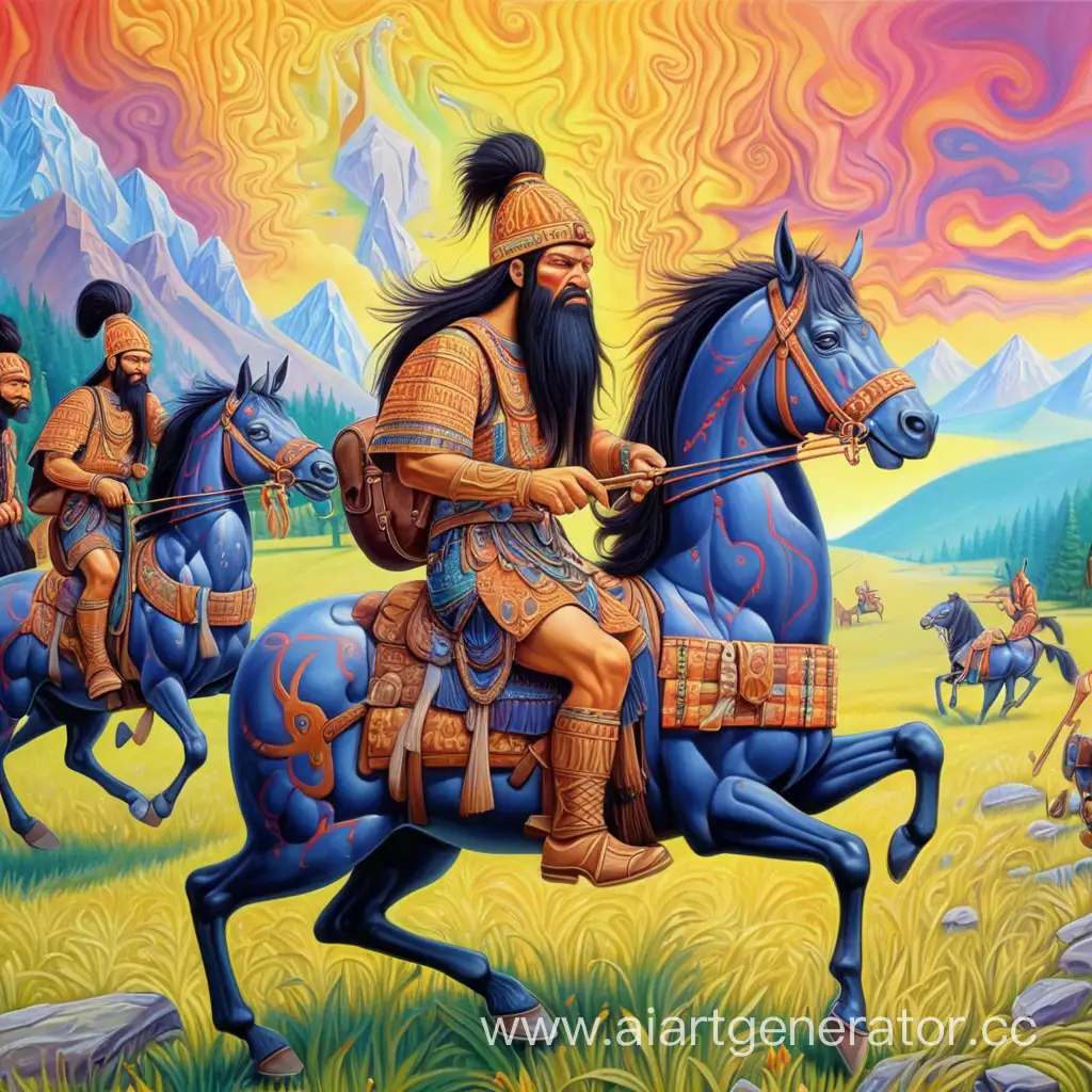 Psychedelic-Journey-of-Scythian-Warriors
