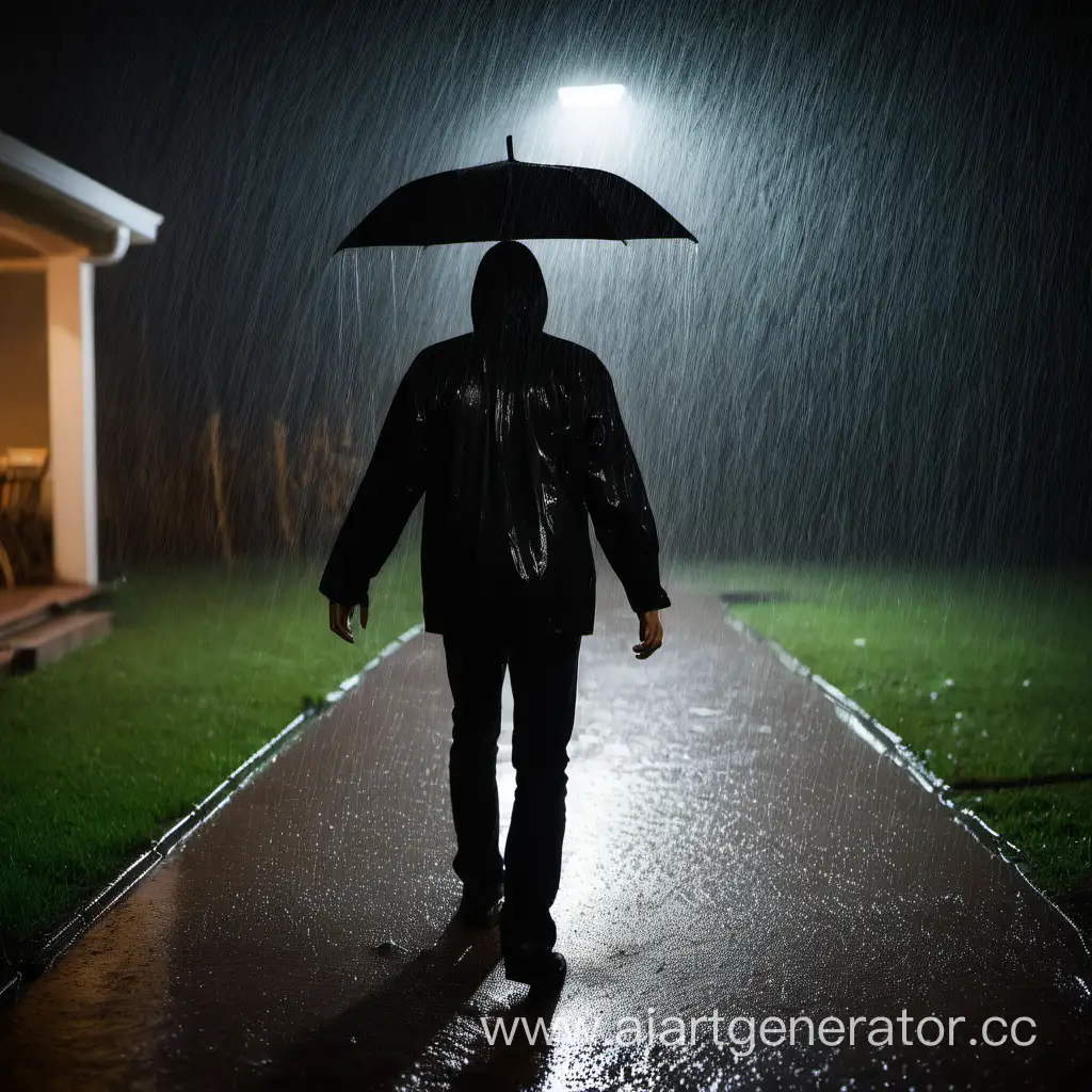 Night-Rain-Party-with-Silhouetted-Figure