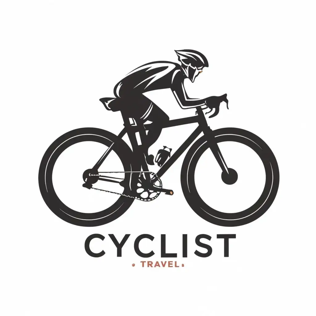 logo, mtb bicycle, with the text "Cyclist", typography, be used in Travel industry