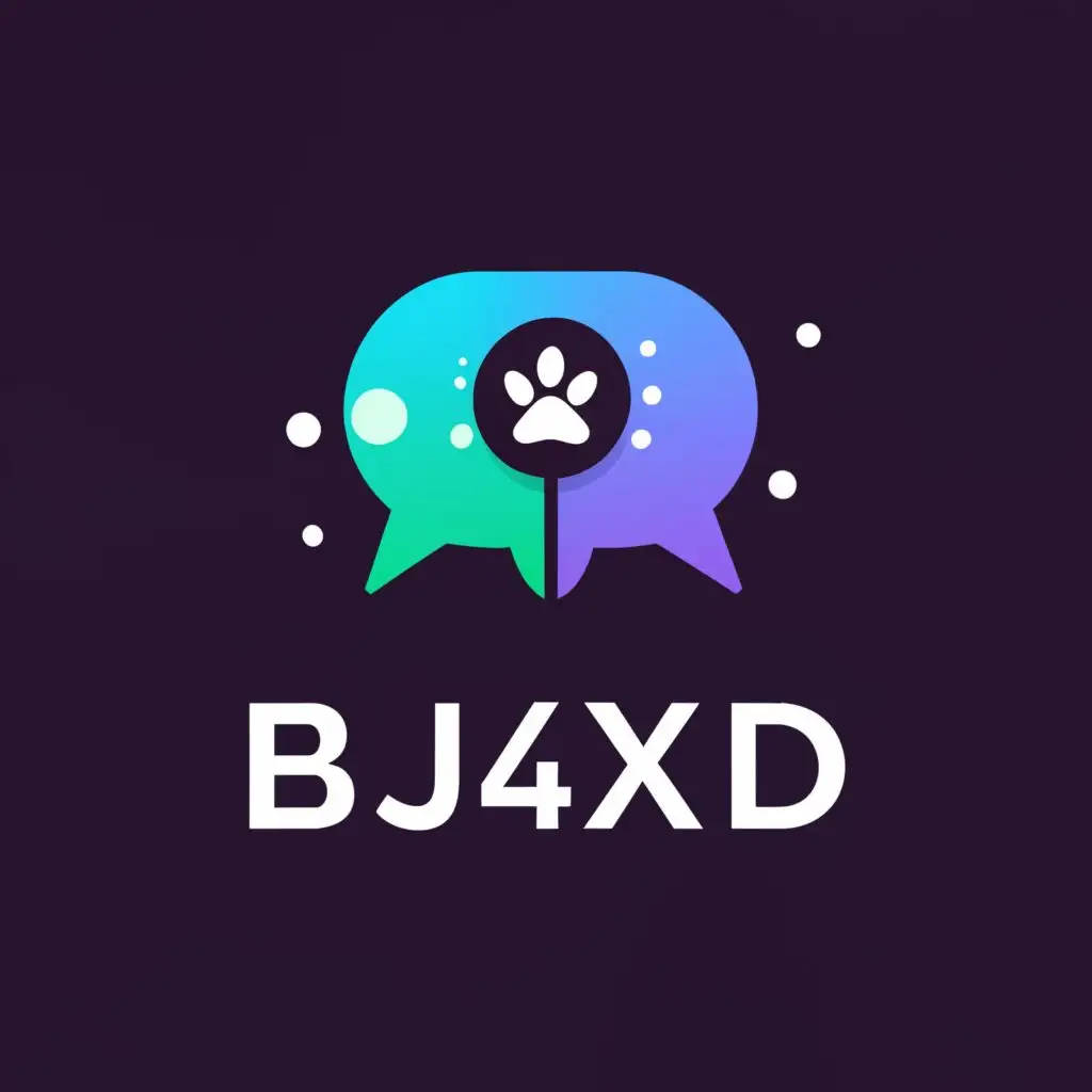 Logo-Design-For-bj4xd-Dynamic-Chatroom-Symbol-for-Animal-and-Pet-Industry