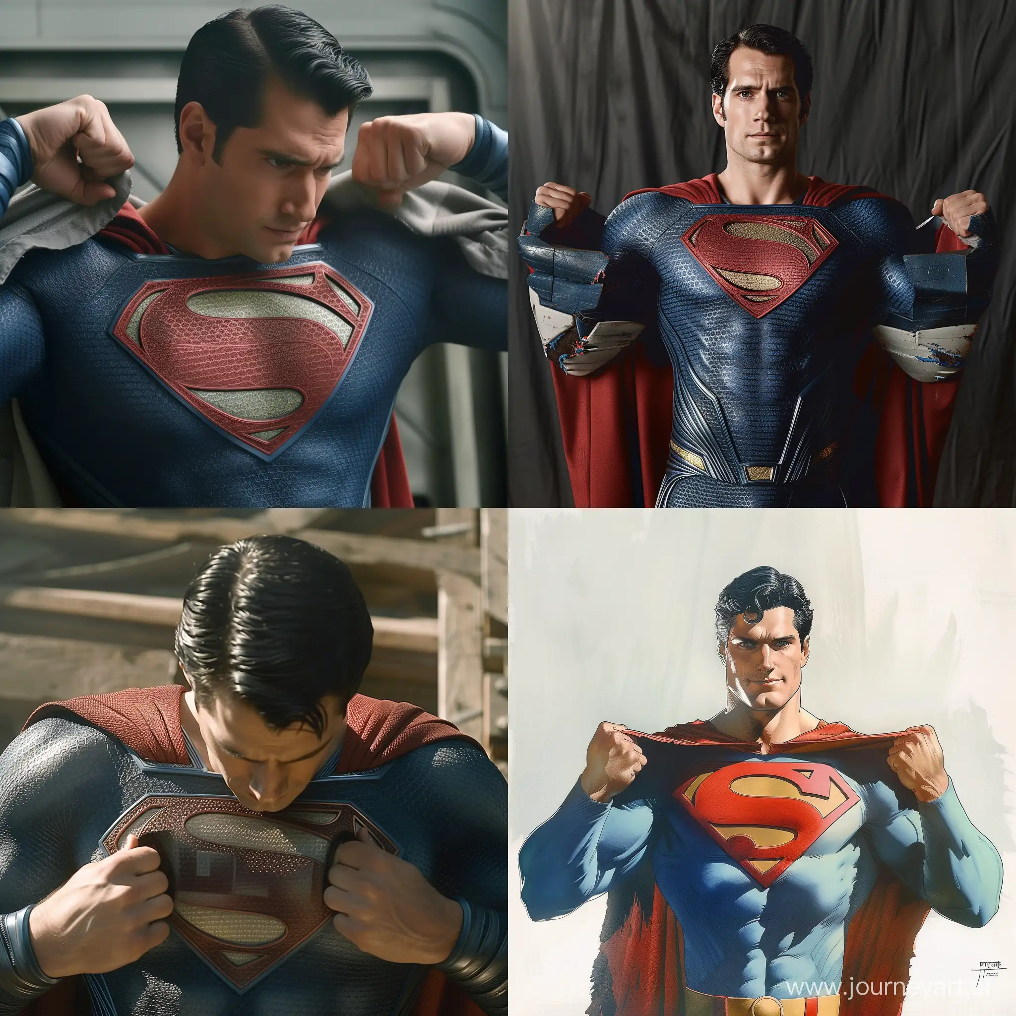 Superman faz um traje novo