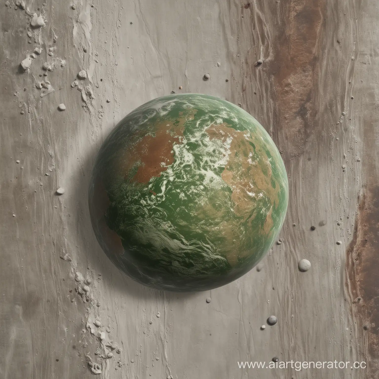 Alien-Landscape-Planet-Gray-Green-and-Brown