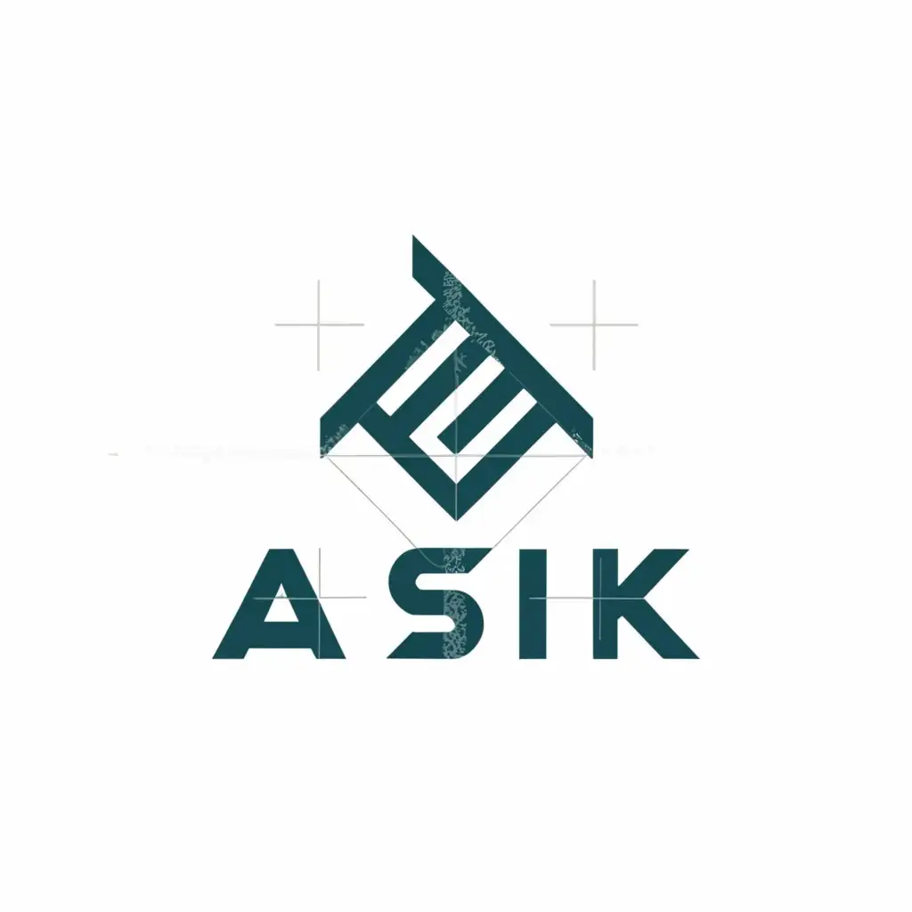 a logo design,with the text "Asik", main symbol:Tech is world weapon,complex,be used in Technology industry,clear background