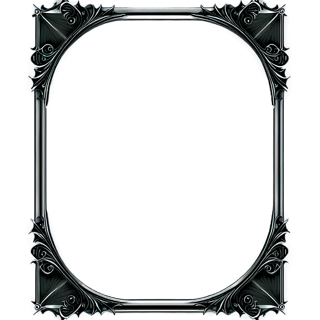 Gothic-Photo-Frame-PNG-Enhance-Your-Design-with-Intriguing-Gothic-Elements
