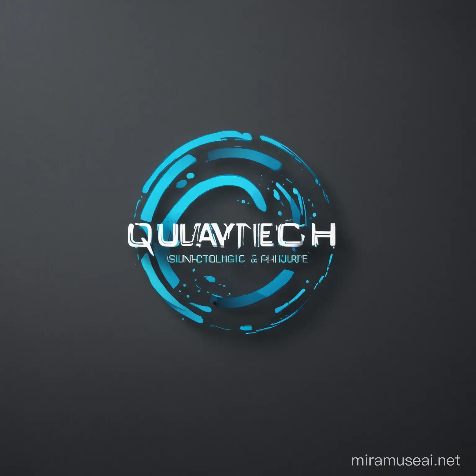 Generate a logo for a laptop and desktop computer store called QuayTech Electronics 