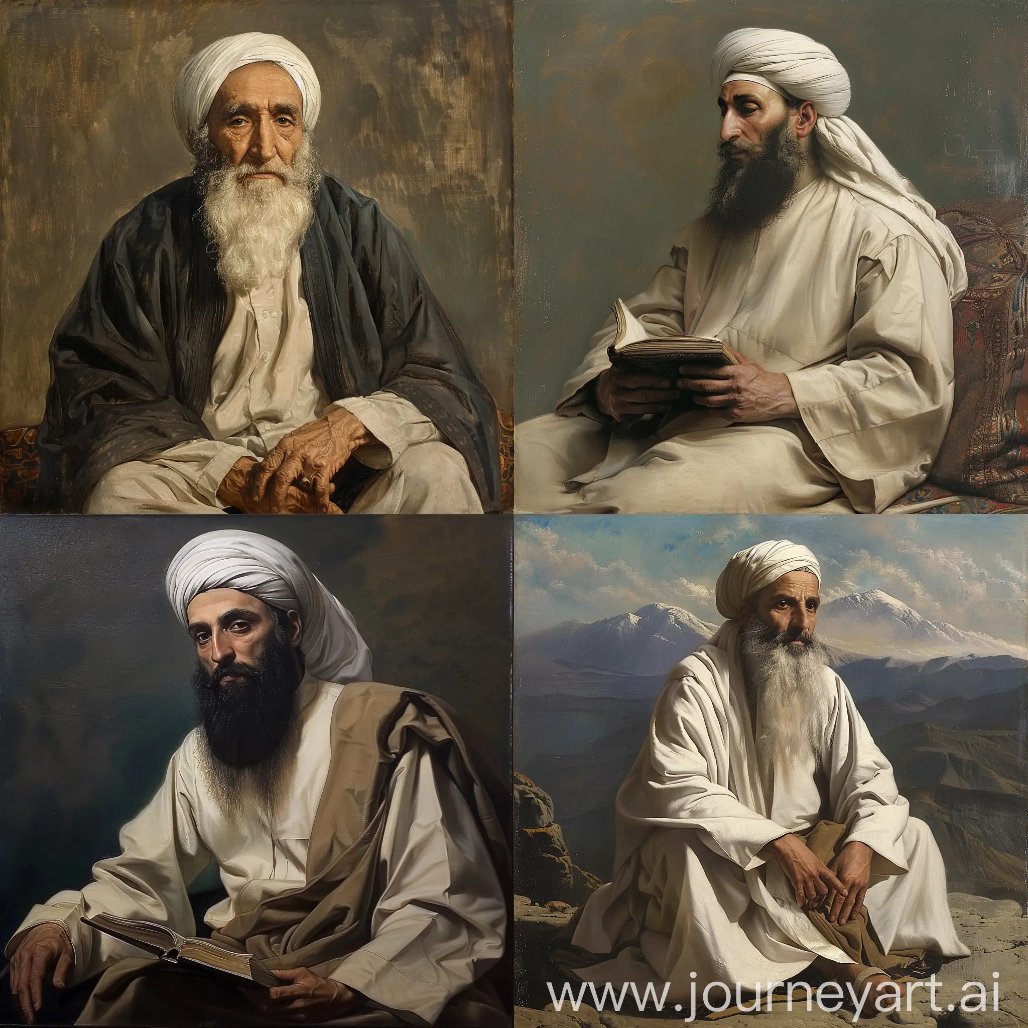 Muhammad-ibn-AbdulWahhab-Portrait-with-Islamic-Artistic-Elements