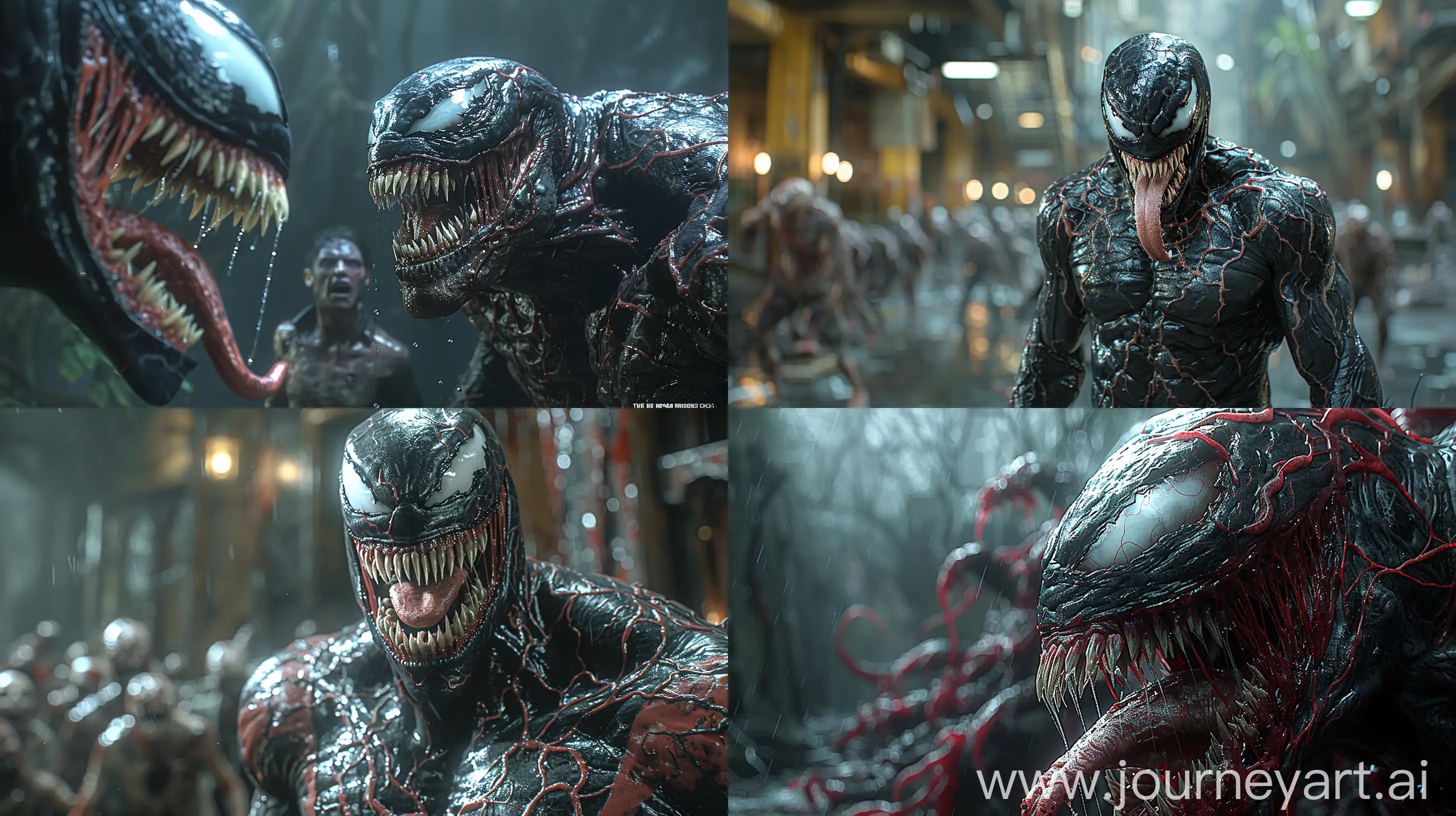 Venom-vs-The-Last-of-Us-Horde-Dark-Epic-Showdown