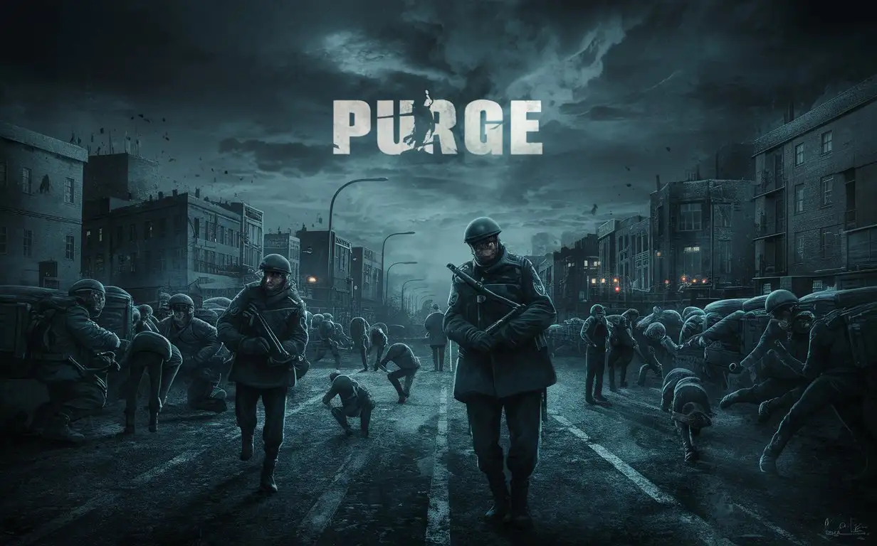 Purge is the district where the city's authorities attempt to maintain some semblance of order, albeit through draconian and often brutal means. Police and military forces patrol the streets with an iron fist, enforcing curfews, conducting raids, and cracking down on any hint of dissent or resistance. Purge is a place of fear and oppression, where the citizens live in constant terror of the authorities and their indiscriminate acts of violence.