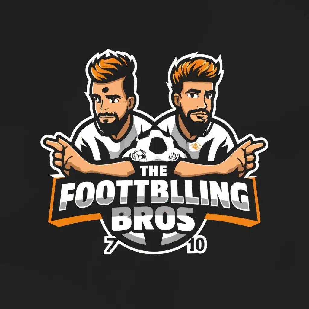 LOGO-Design-for-The-Footballing-Bros-Dynamic-Duo-Emblem-with-Numbers-7-and-10