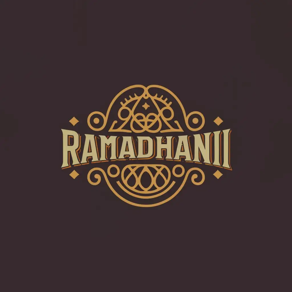 logo, Collection, with the text "Ramadhani", typography, be used in Retail industry