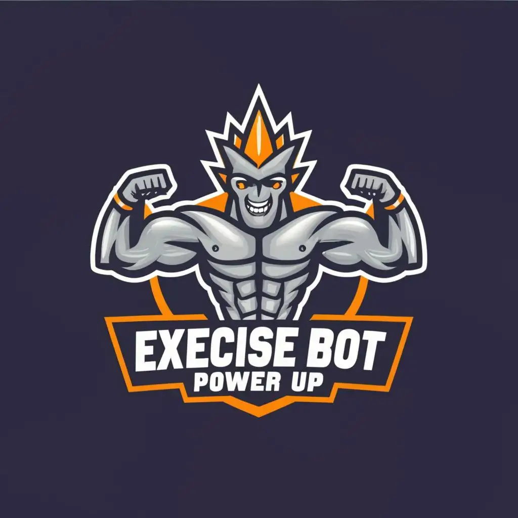 LOGO-Design-for-Exercise-Bot-Power-Up-Muscular-Robot-Inspiring-Fitness-Enthusiasts