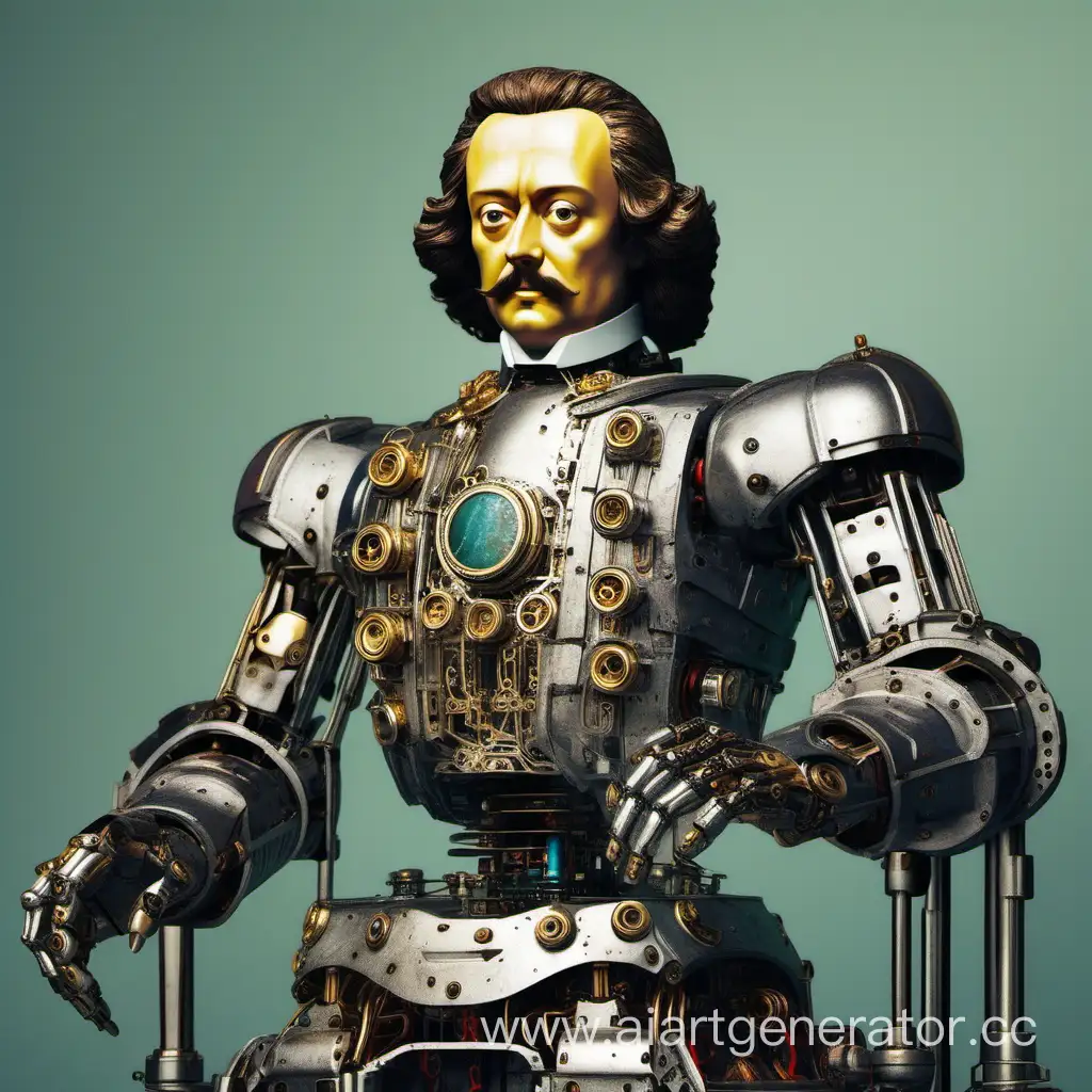 Peter-the-Great-Transforming-into-a-Futuristic-Robot