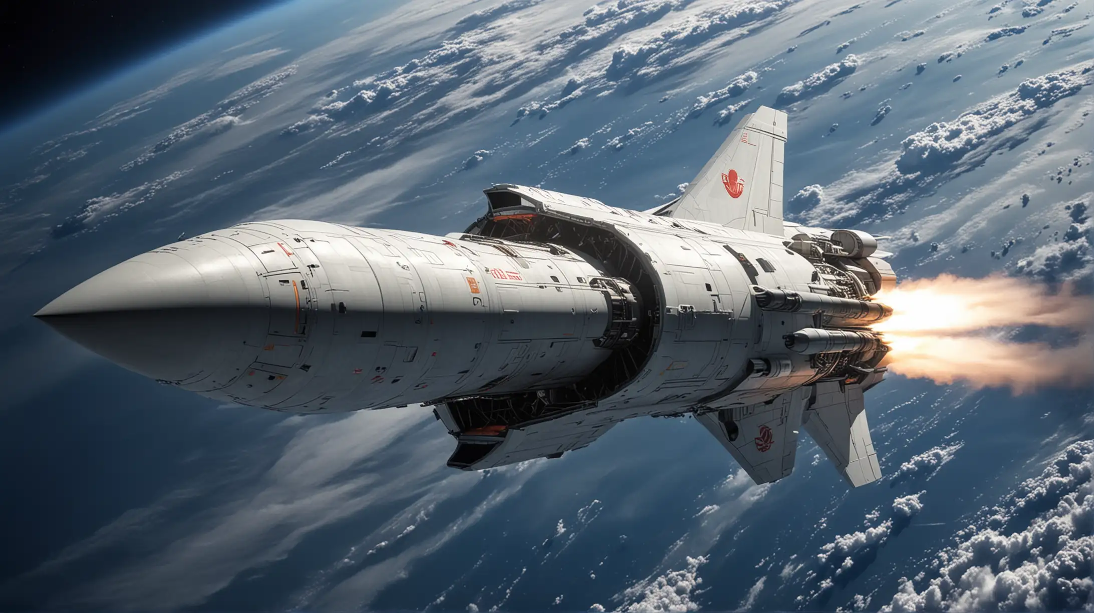 Chinas Futuristic Hypersonic Missile Engine in Space