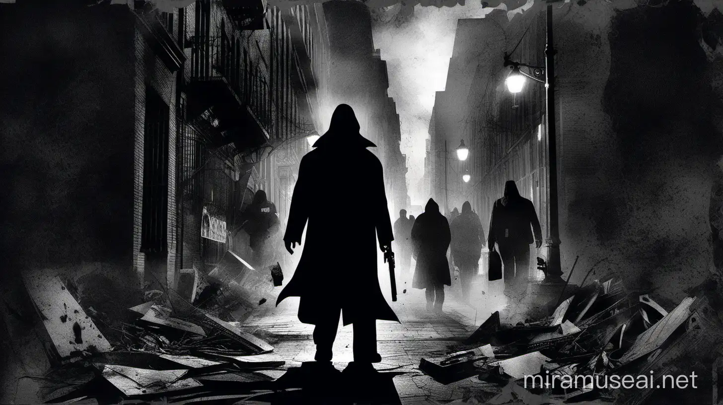 In the heart of the city's darkness lies a tale of mystery and revenge. "Shadow Justice" unveils the story of a mysterious killer whose silhouette looms over the chaos of street violence. Clad in black and fueled by rage, this enigmatic figure leaves a trail of bloodshed in their wake.  As fear grips the city, whispers of the killer's presence spread like wildfire. Each victim becomes a symbol of the relentless pursuit of justice, their demise sparking questions that beg for answers hidden within the shadows.  Caught in the midst of this turmoil, law enforcement races against time to unravel the mystery. Will they uncover the truth behind the shadowy figure, or will darkness prevail, shrouding the city in perpetual fear?  Join us on a journey into the heart of darkness, where justice wears a shadowy guise and secrets lurk in every corner
