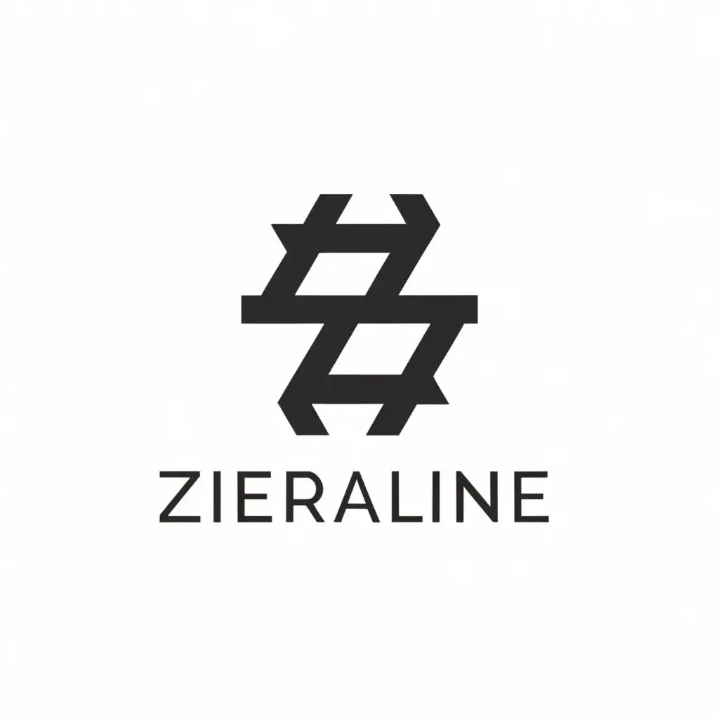 a logo design,with the text "zieraline", main symbol:Z,Moderate,be used in Technology industry,clear background