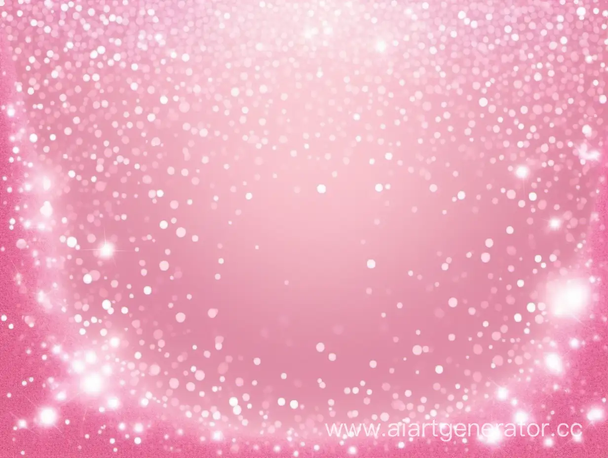 background baby pink colored, with sparkles and glitter on it.
