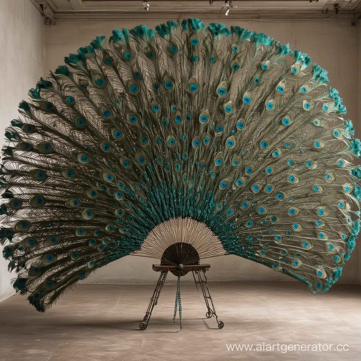 Elegant-Peacock-Feather-Fan-Luxurious-Handcrafted-Accessory