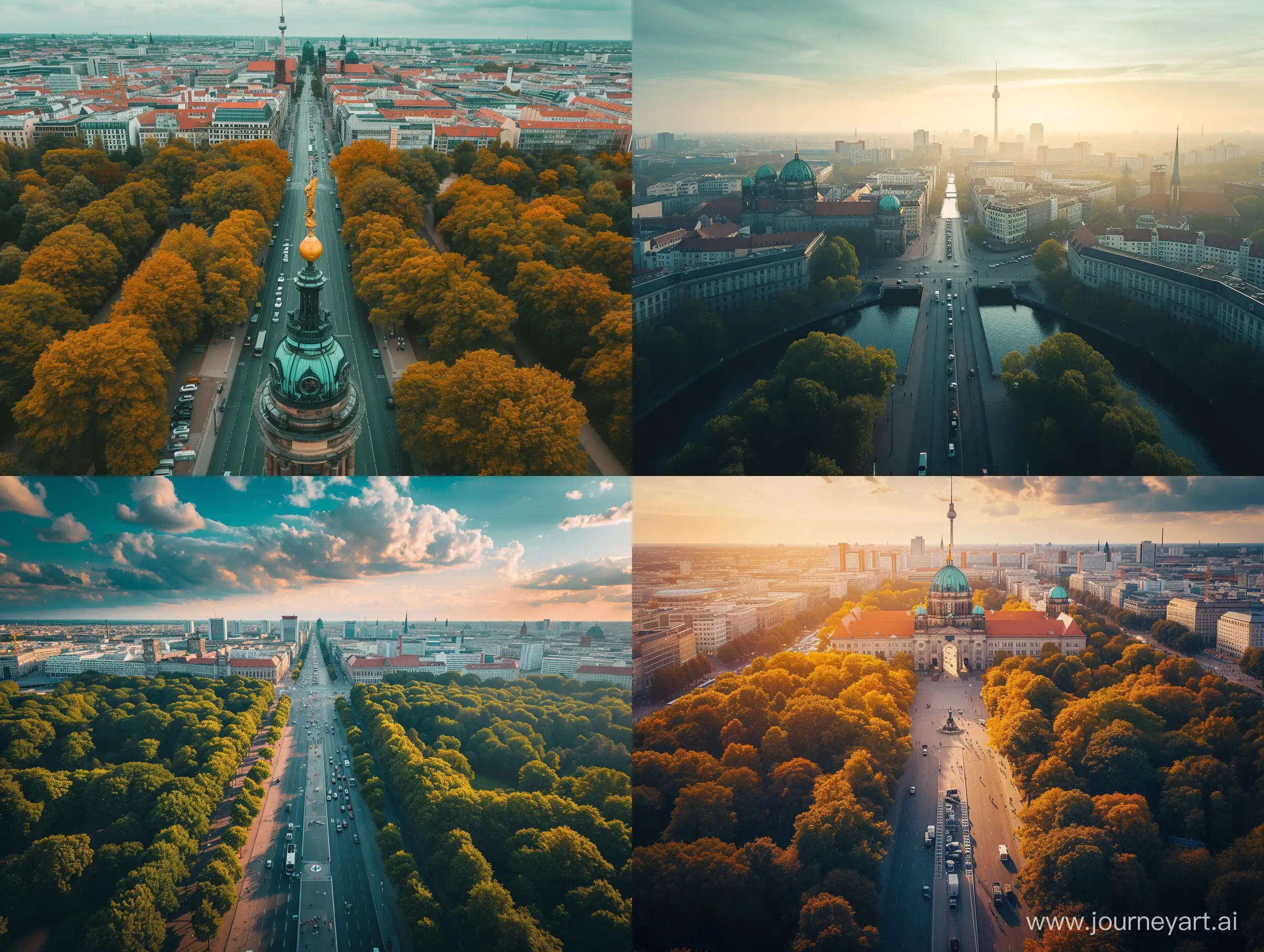 Detailed-Daytime-Cityscape-of-Berlin-Vivid-Drone-View