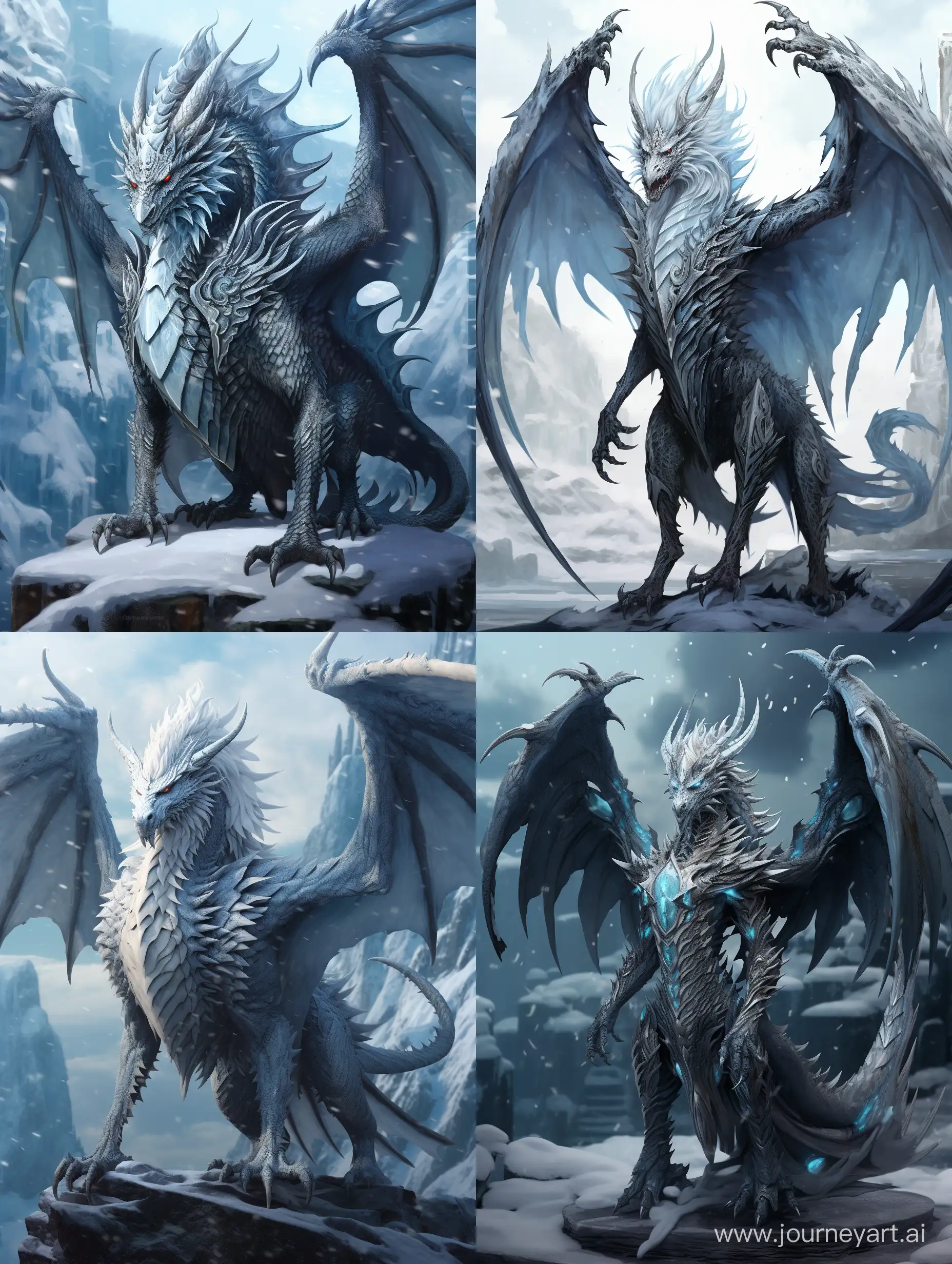 Majestic-Gothic-Artic-Dragon-in-Full-Body-Pose