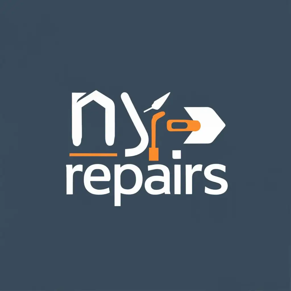 logo, computer and device repairs, with the text "myRepairs", typography, be used in Technology industry