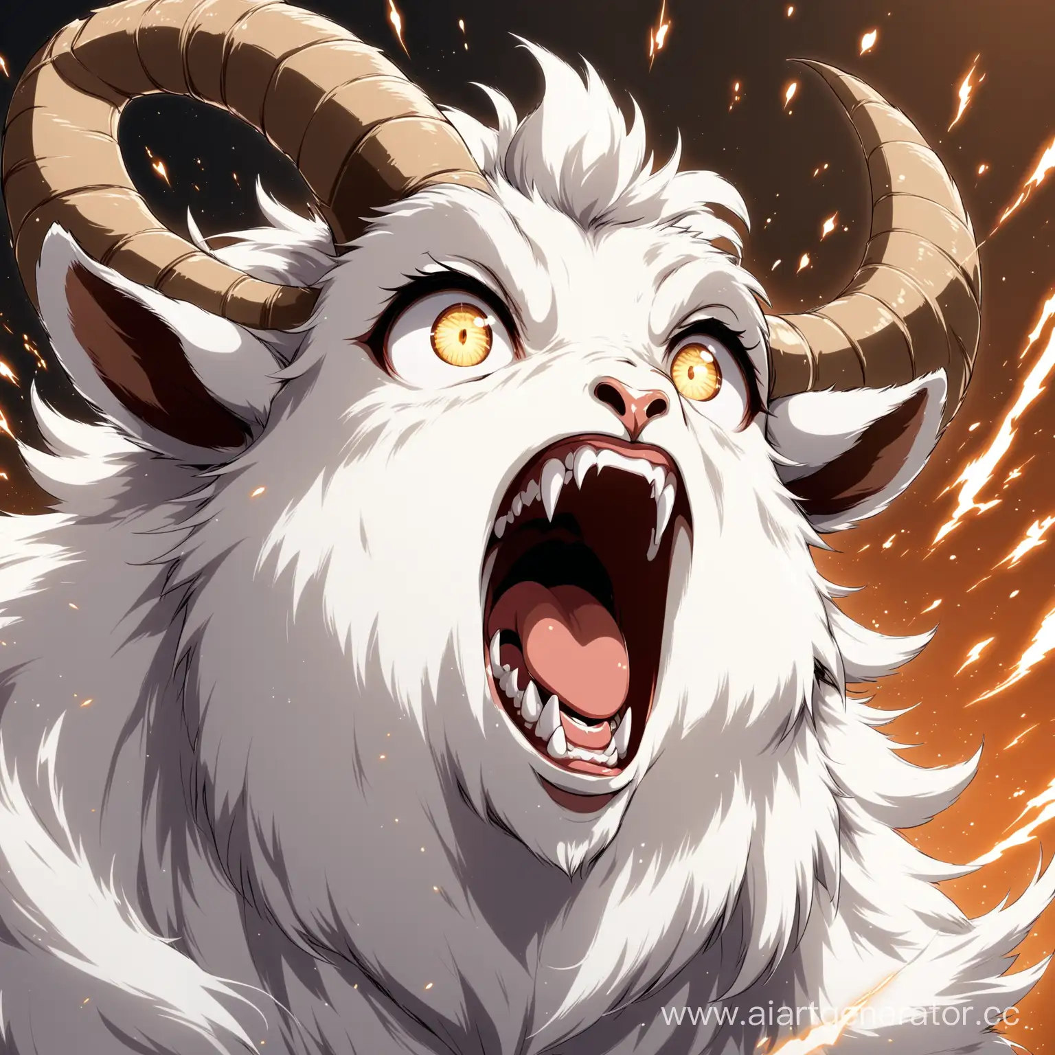 White-Anime-Goat-Head-Screaming-Loudly