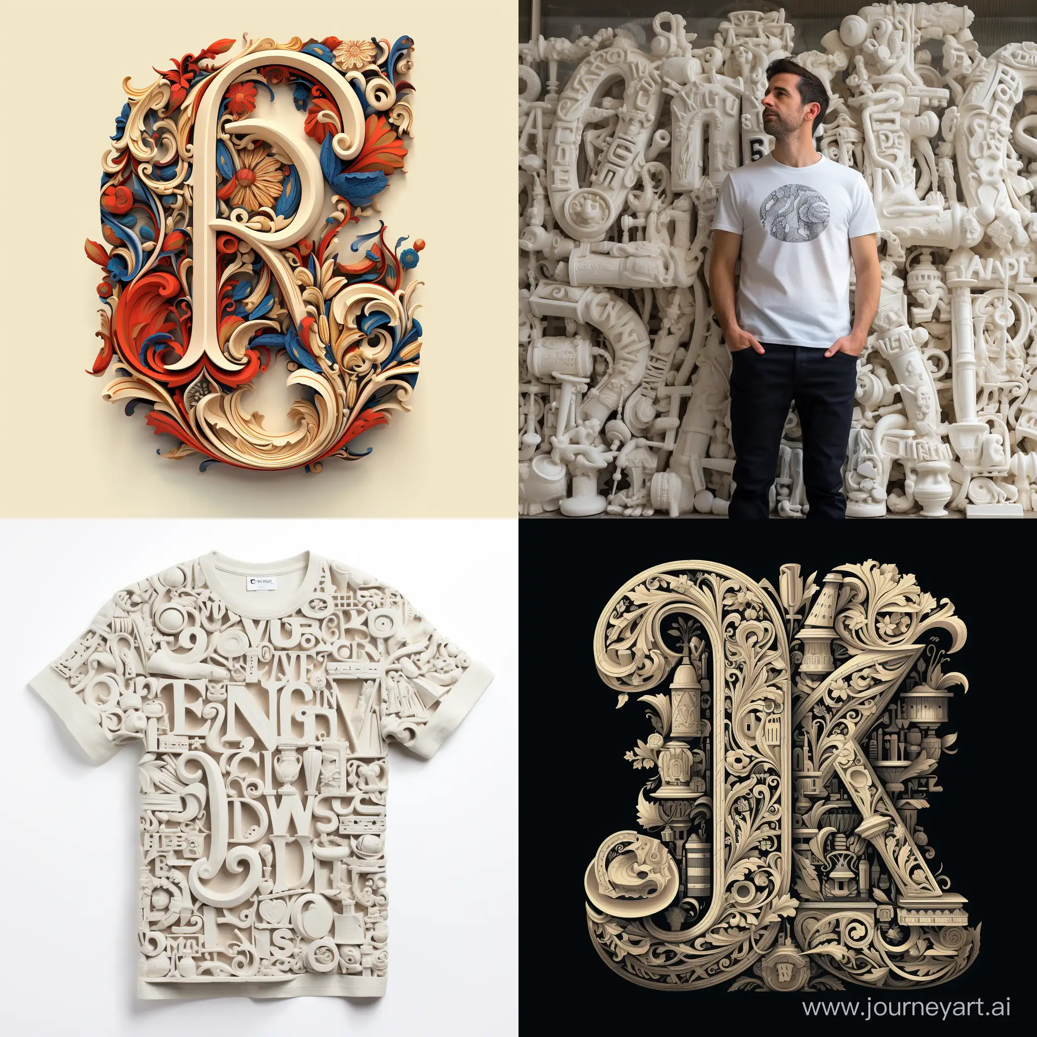 ceramic typography t-shirt