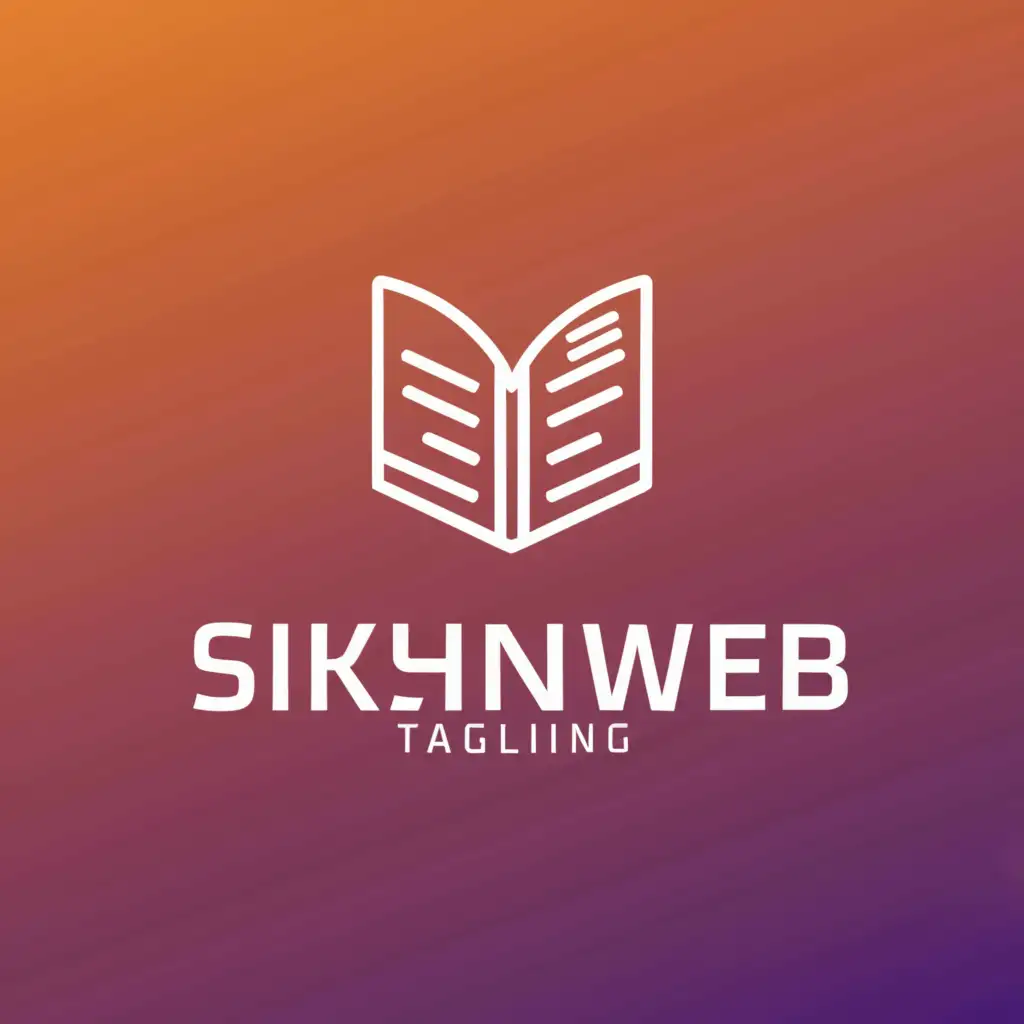 a logo design,with the text "Sikshanweb", main symbol:Book,Moderate,be used in Education industry,clear background
