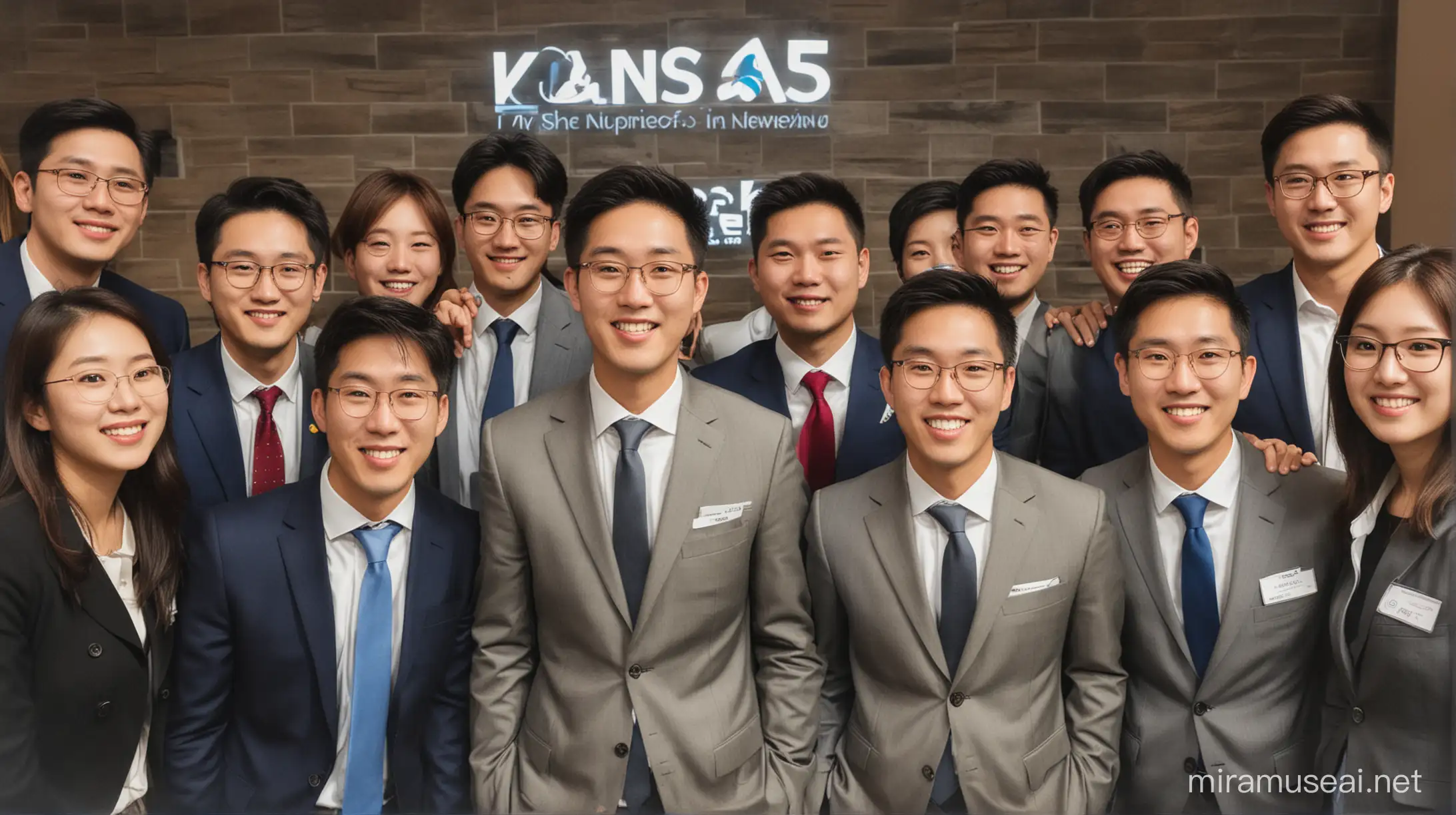 korean man age 25 with there collaeuge young professionals networking in kansas city