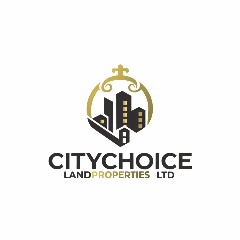 a logo design,with the text "CityChoice Land Properties LTD", main symbol:Making Desires into happening,Moderate,be used in Real Estate industry,clear background