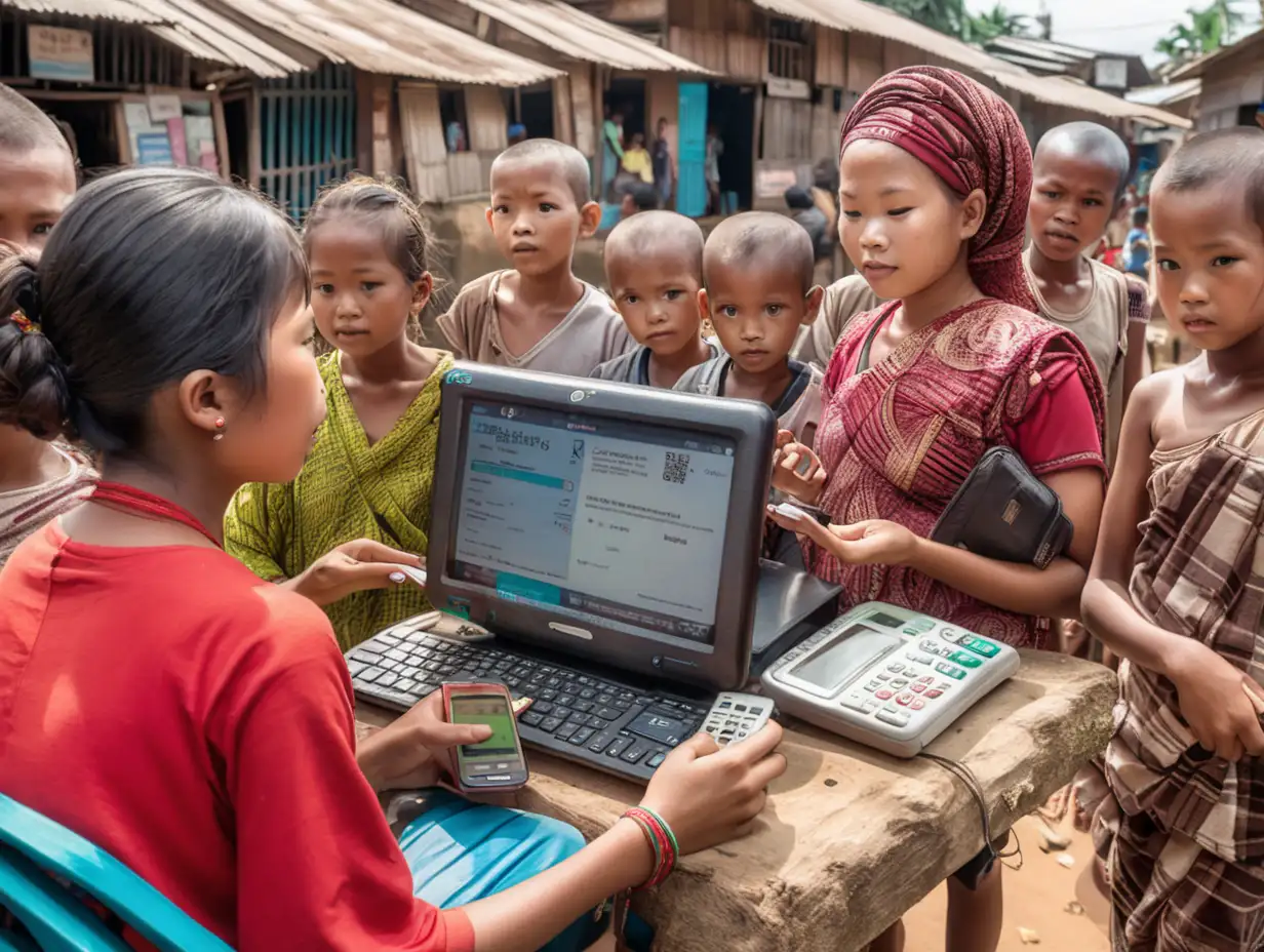 digital micro credits among asian and african poor communities